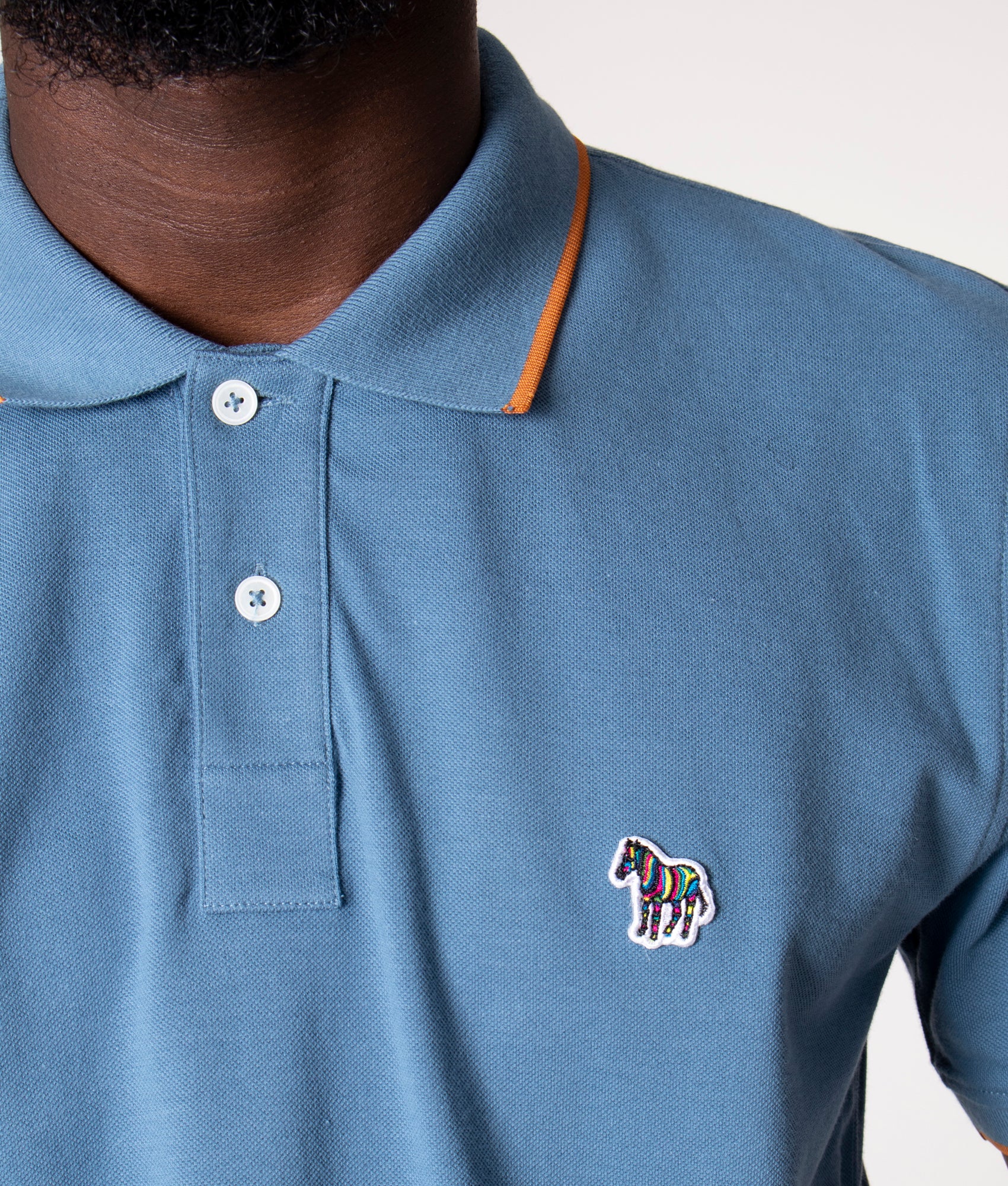 Regular Fit Zebra Badge Polo Shirt - Image 2