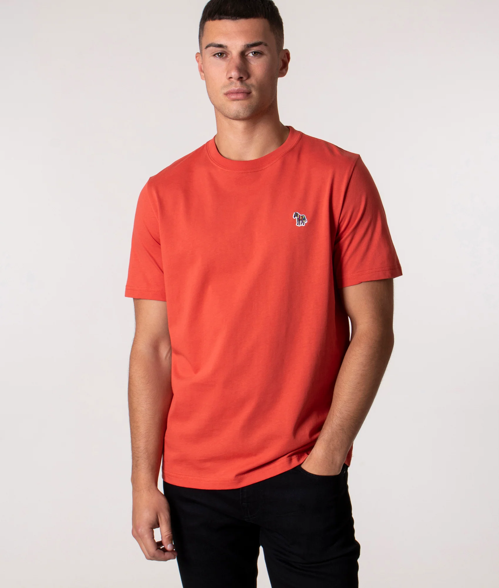 Regular Fit Zebra Badge T-Shirt