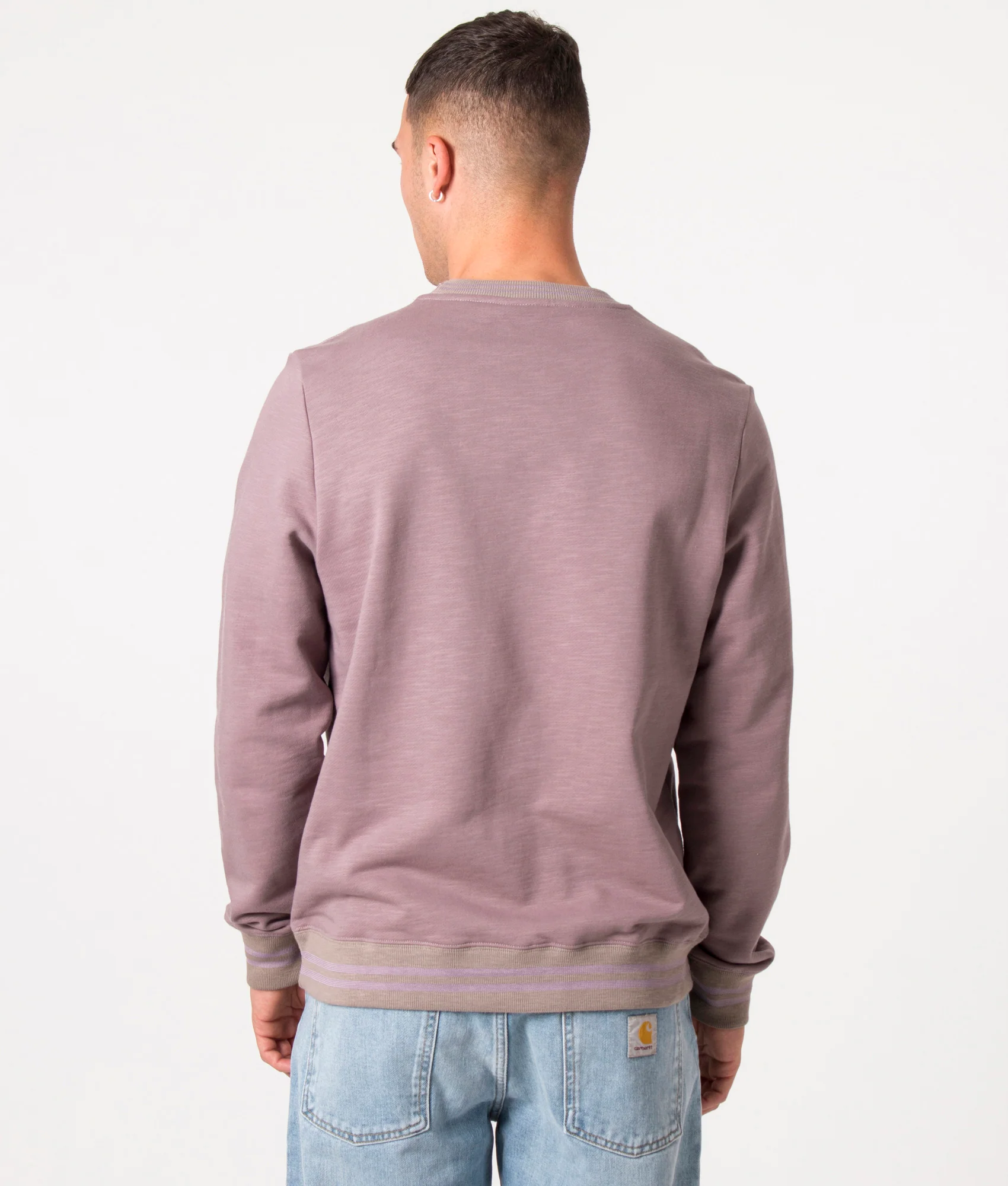 Regular Fit Broad Stripe Zebra Logo Sweatshirt - Image 3
