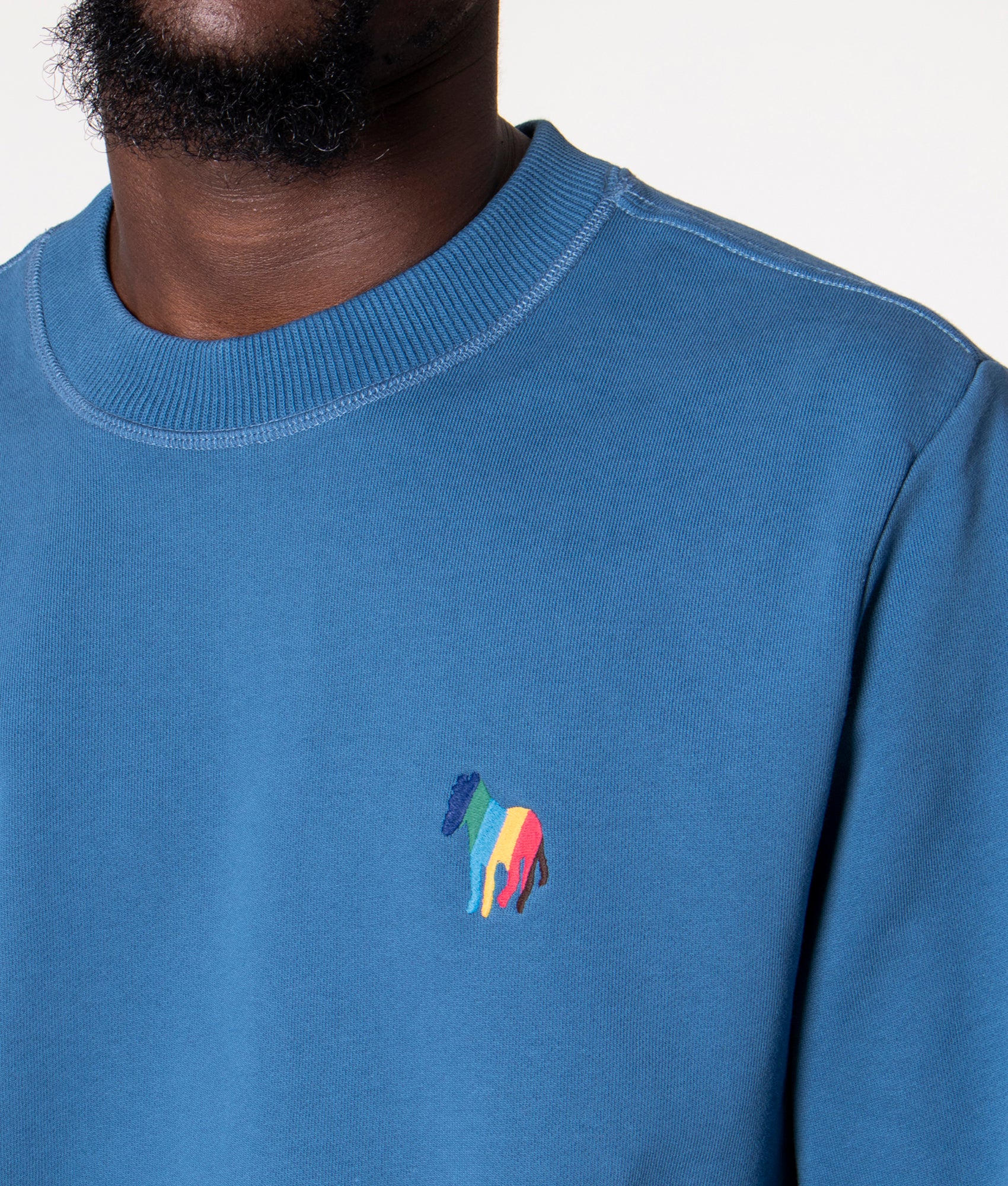 Regular Fit Zebra Emblem Sweatshirt - Image 2