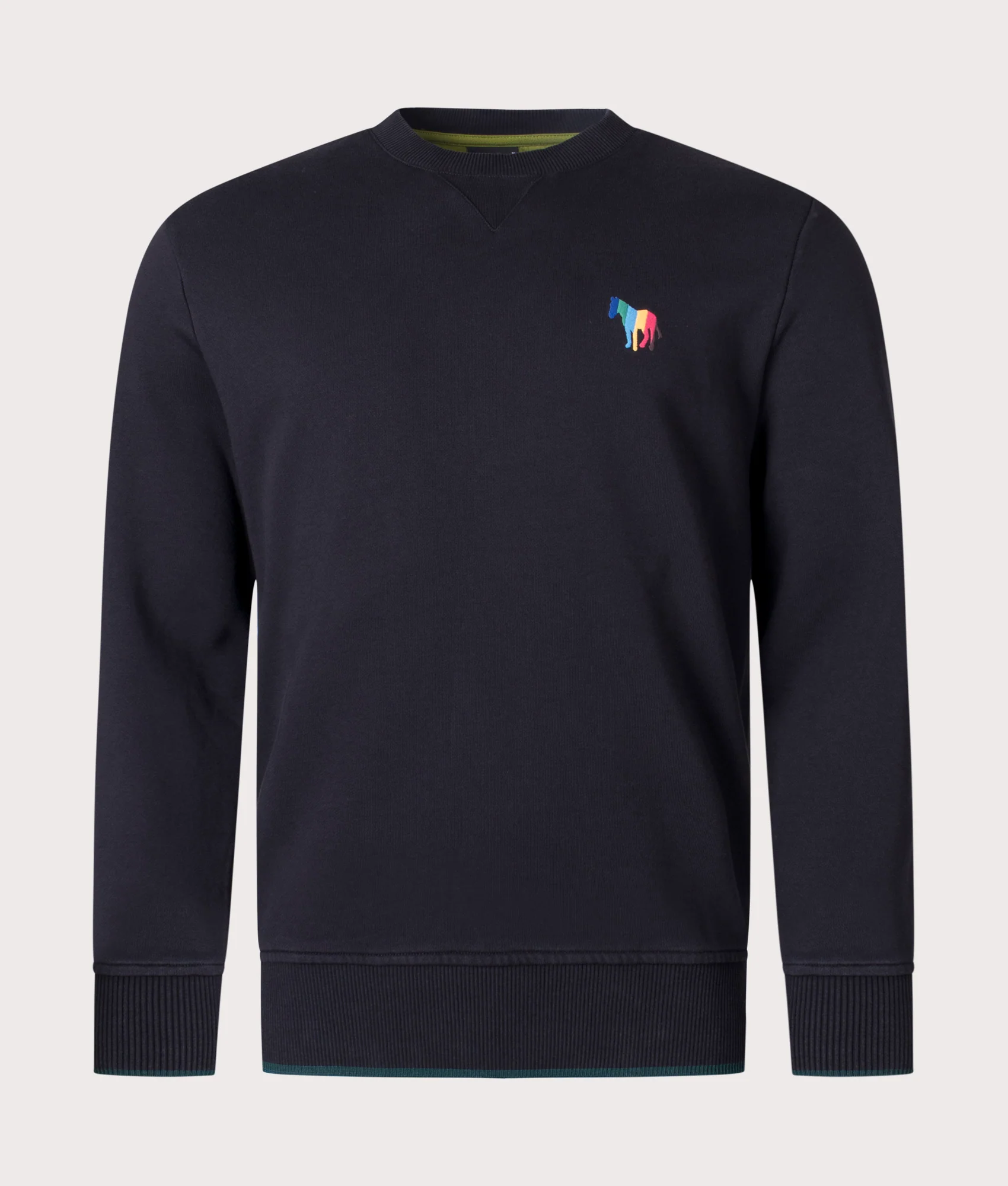 Regular Fit Broad Stripe Zebra Emblem Sweatshirt - Image 5