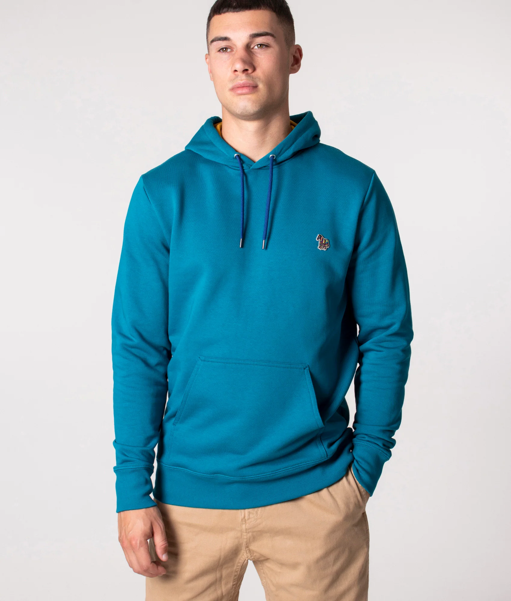 Regular Fit Zebra Logo Hoodie