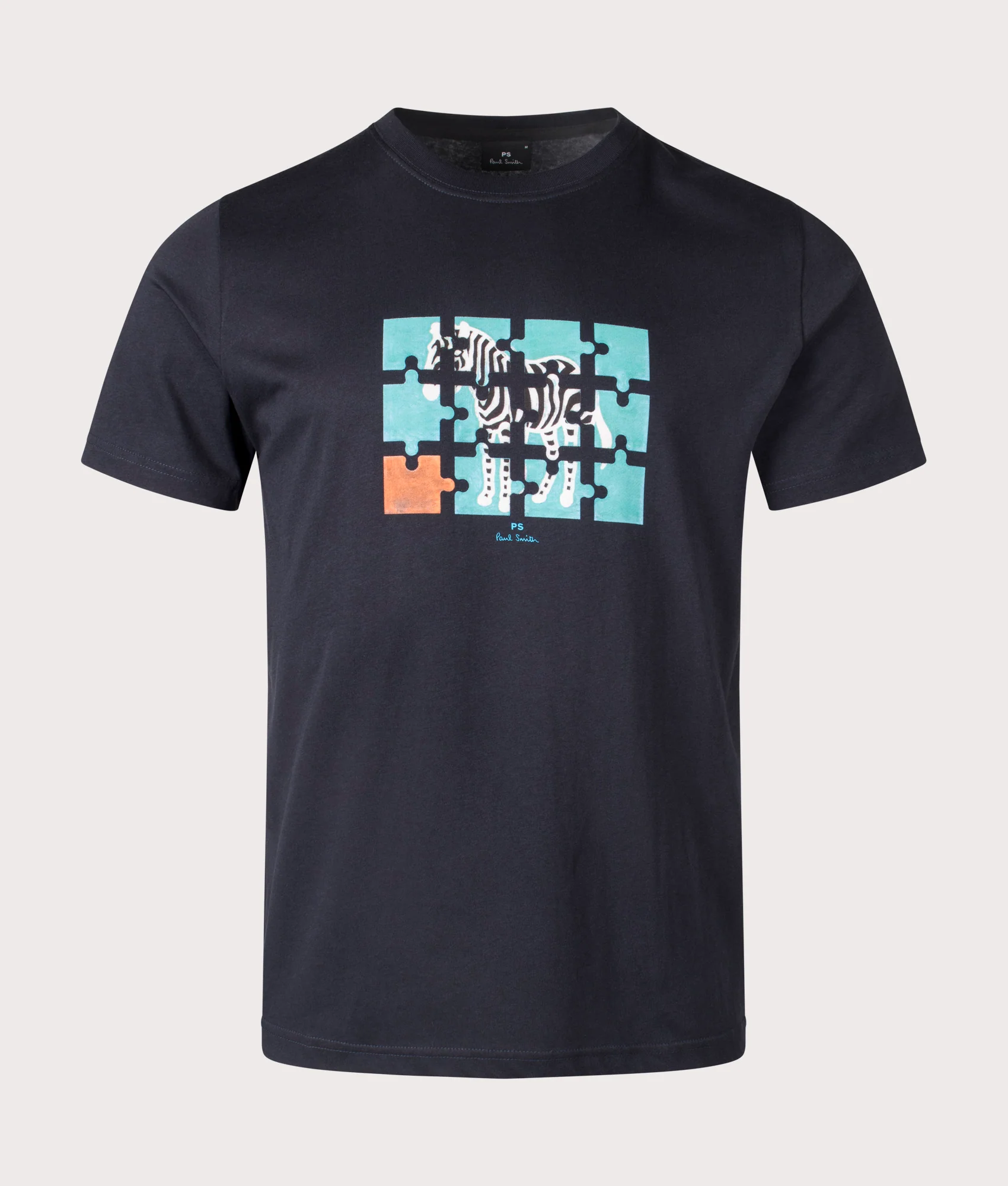 Regular Fit Zebra Jigsaw T-Shirt