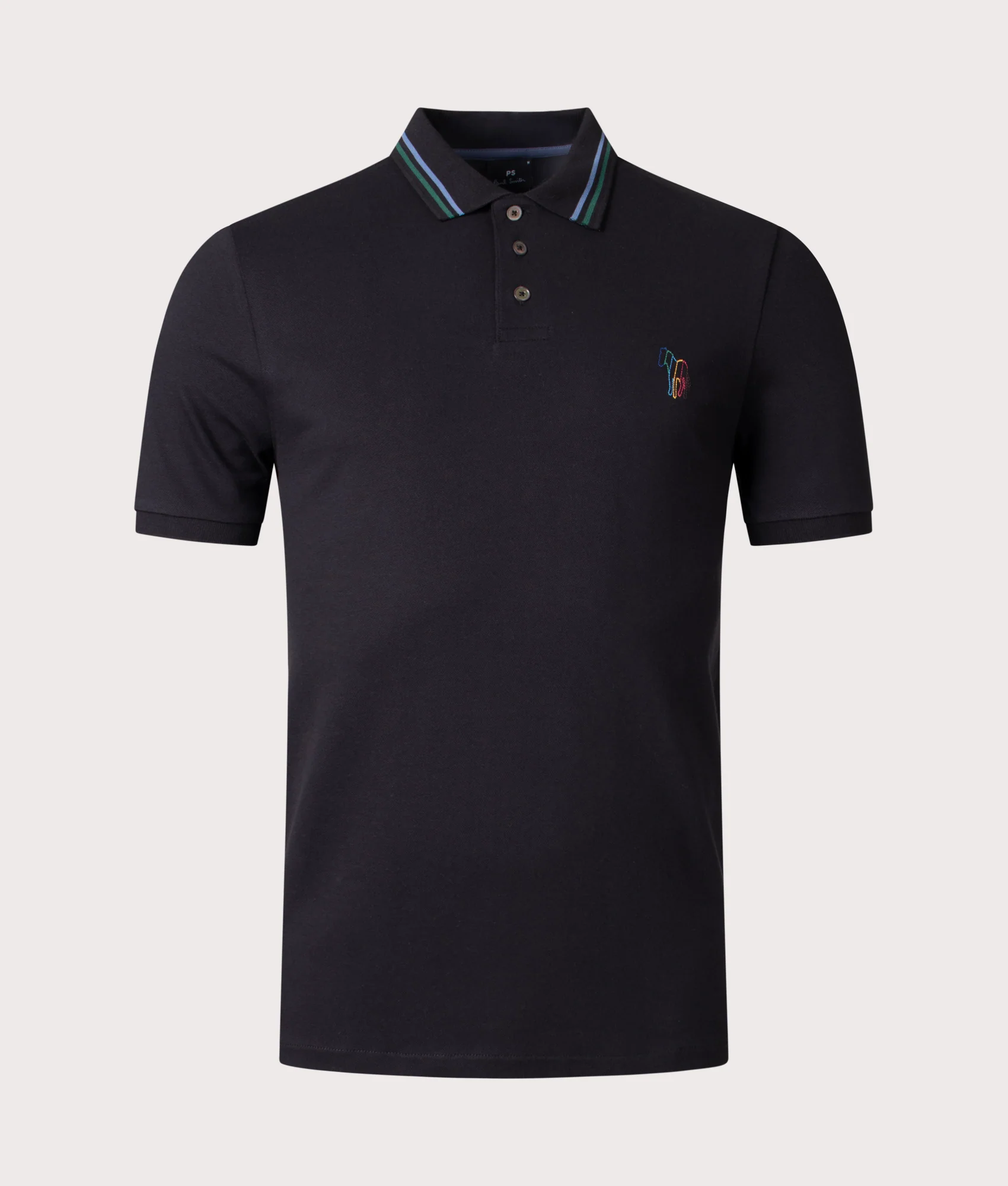 Regular Fit Broad Stripe Zebra Polo Shirt