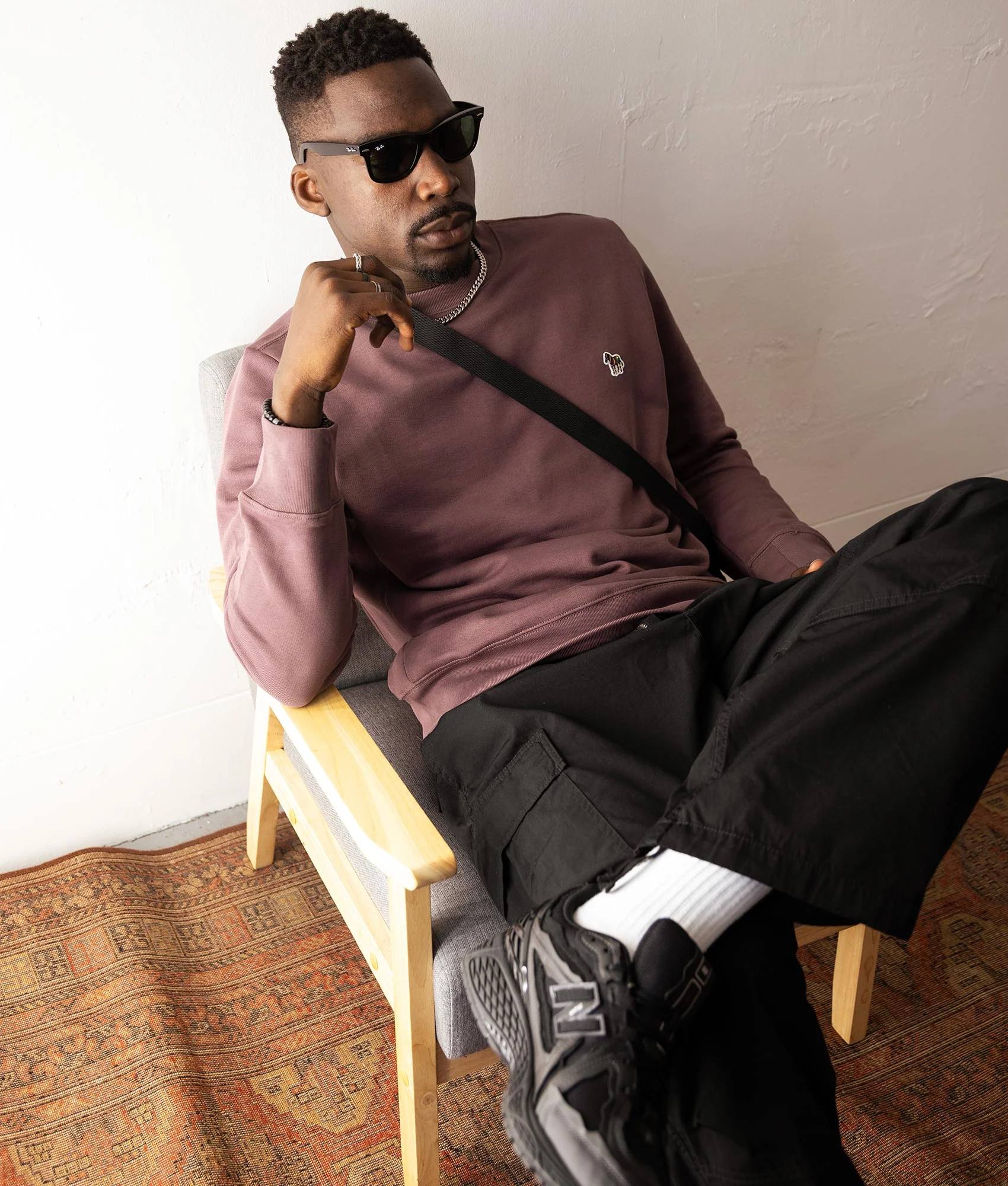Regular Fit Zebra Logo Sweatshirt - Image 2