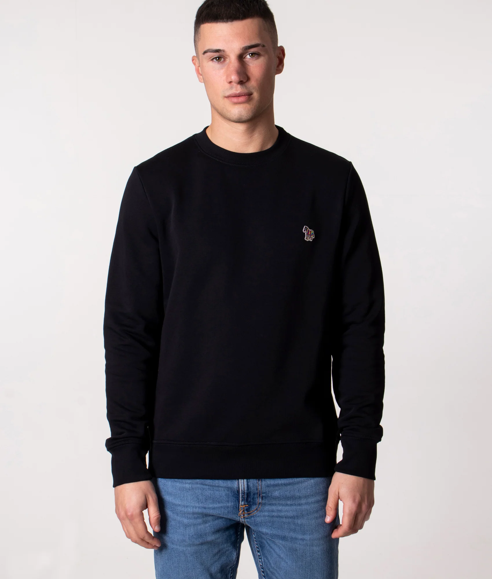 Regular Fit Zebra Logo Sweatshirt - Image 2