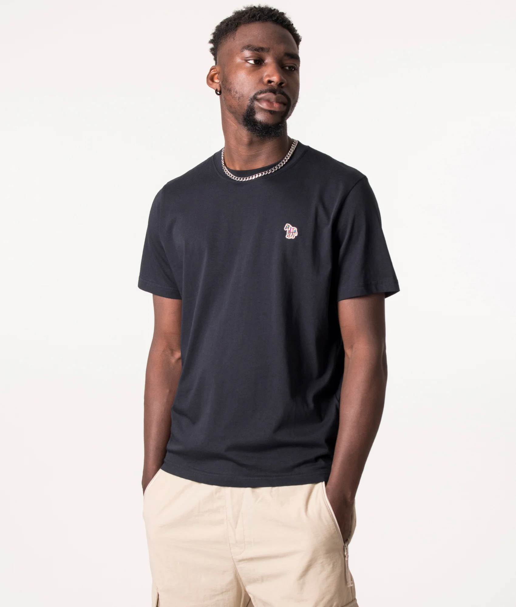 Regular Fit Zebra Logo T-Shirt - Image 2