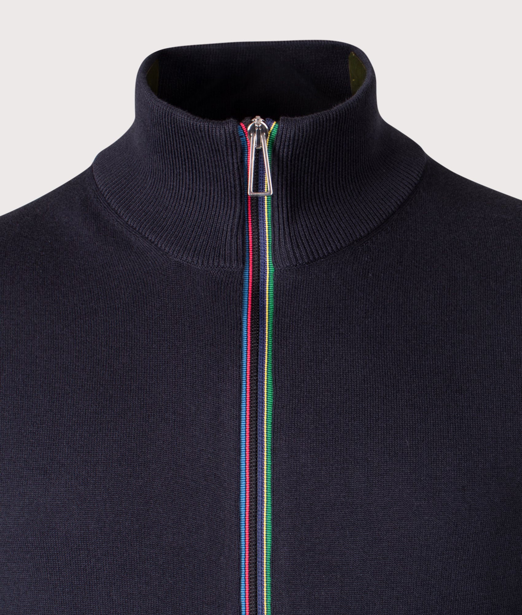 Regular Fit Zip Through Cardigan - Image 2