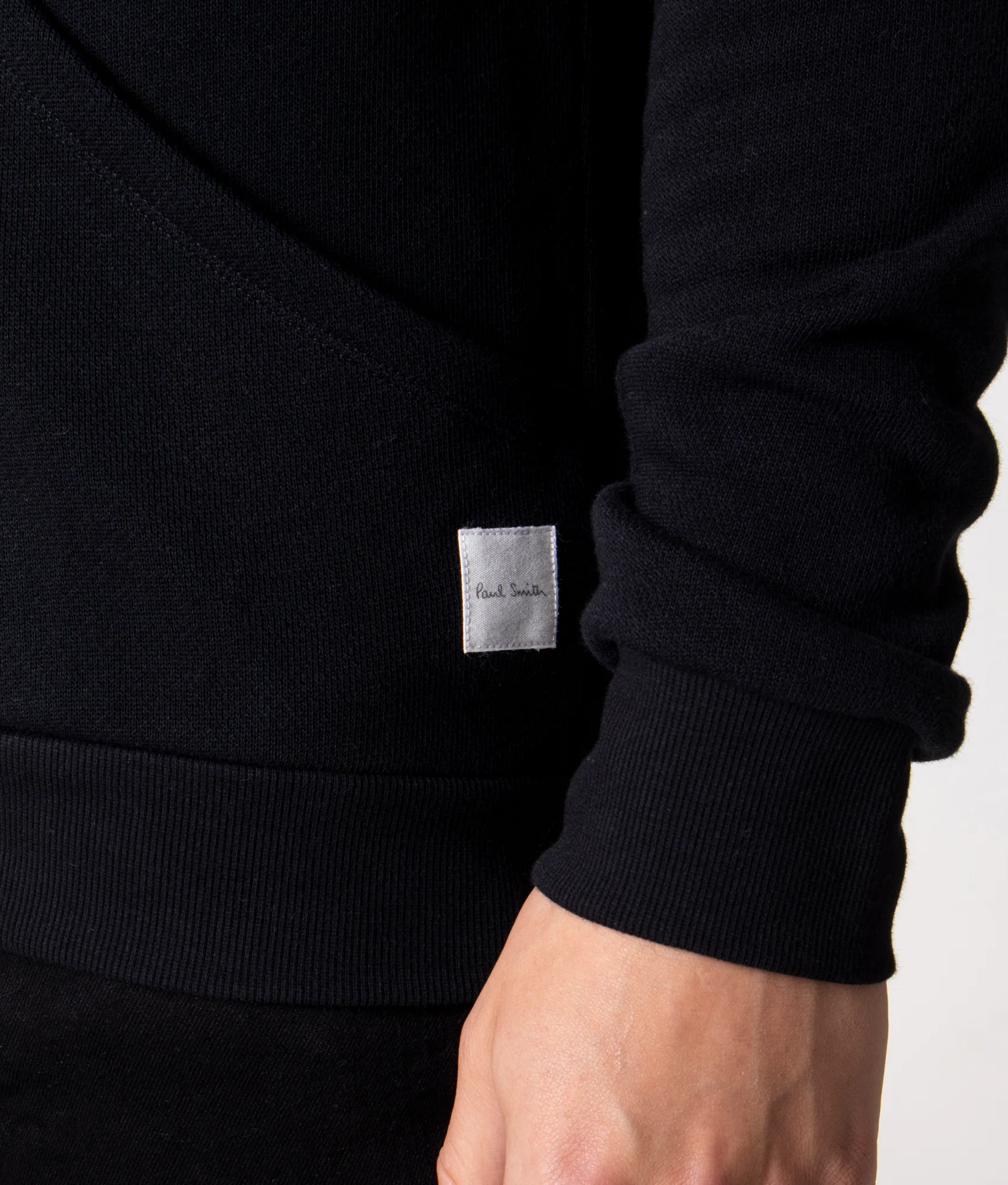Regular Fit Zip Through Collar Detail Sweatshirt - Image 2