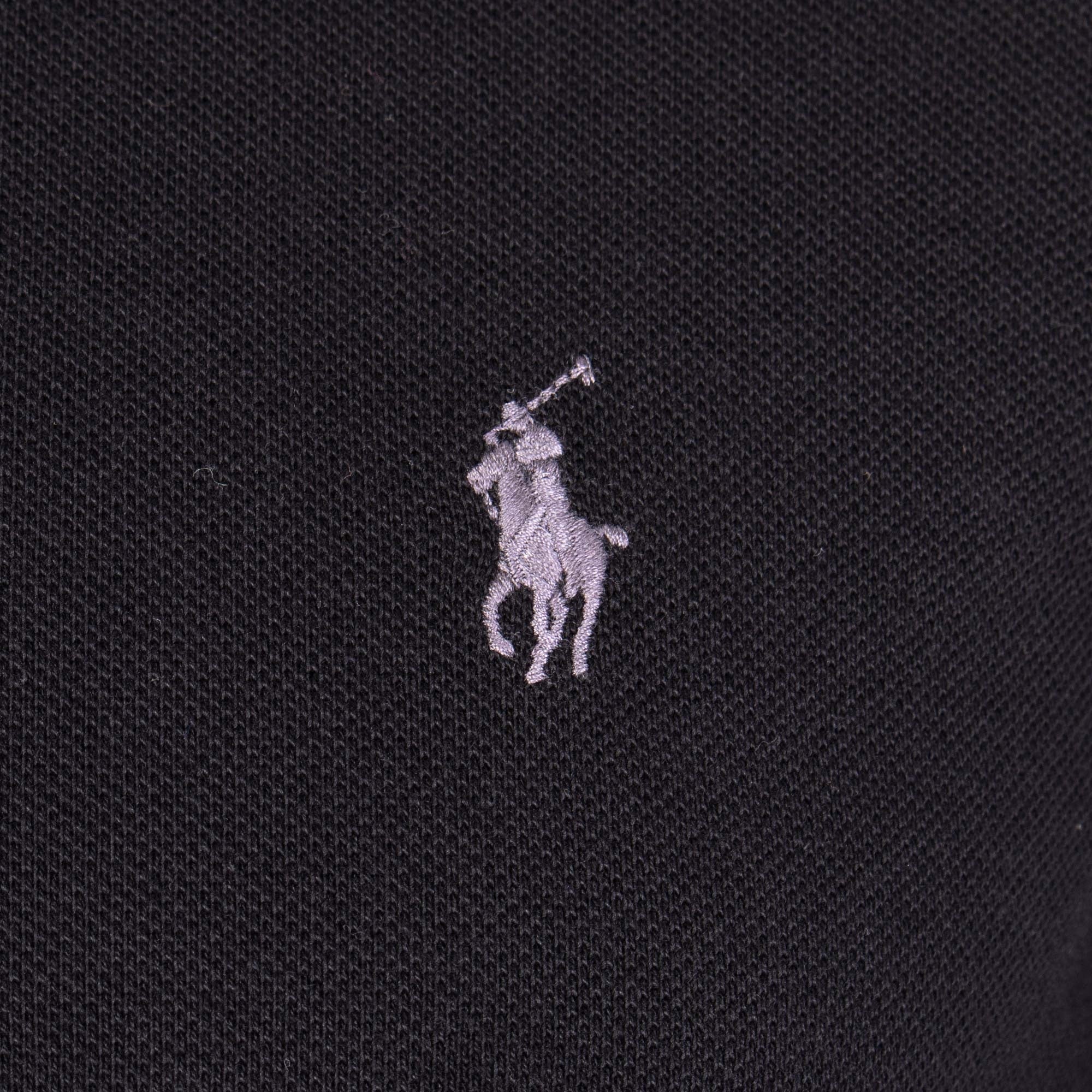 Quarter Zip Mesh Knit Sweatshirt - Image 2