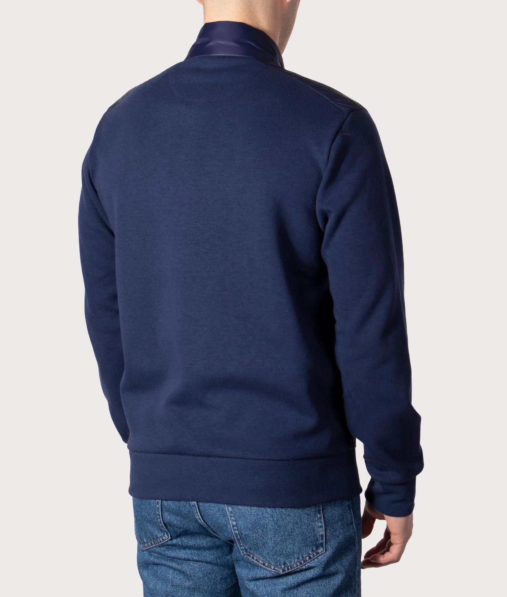 Relaxed Fit Quilted Hybrid Sweatshirt/Jacket - Image 6