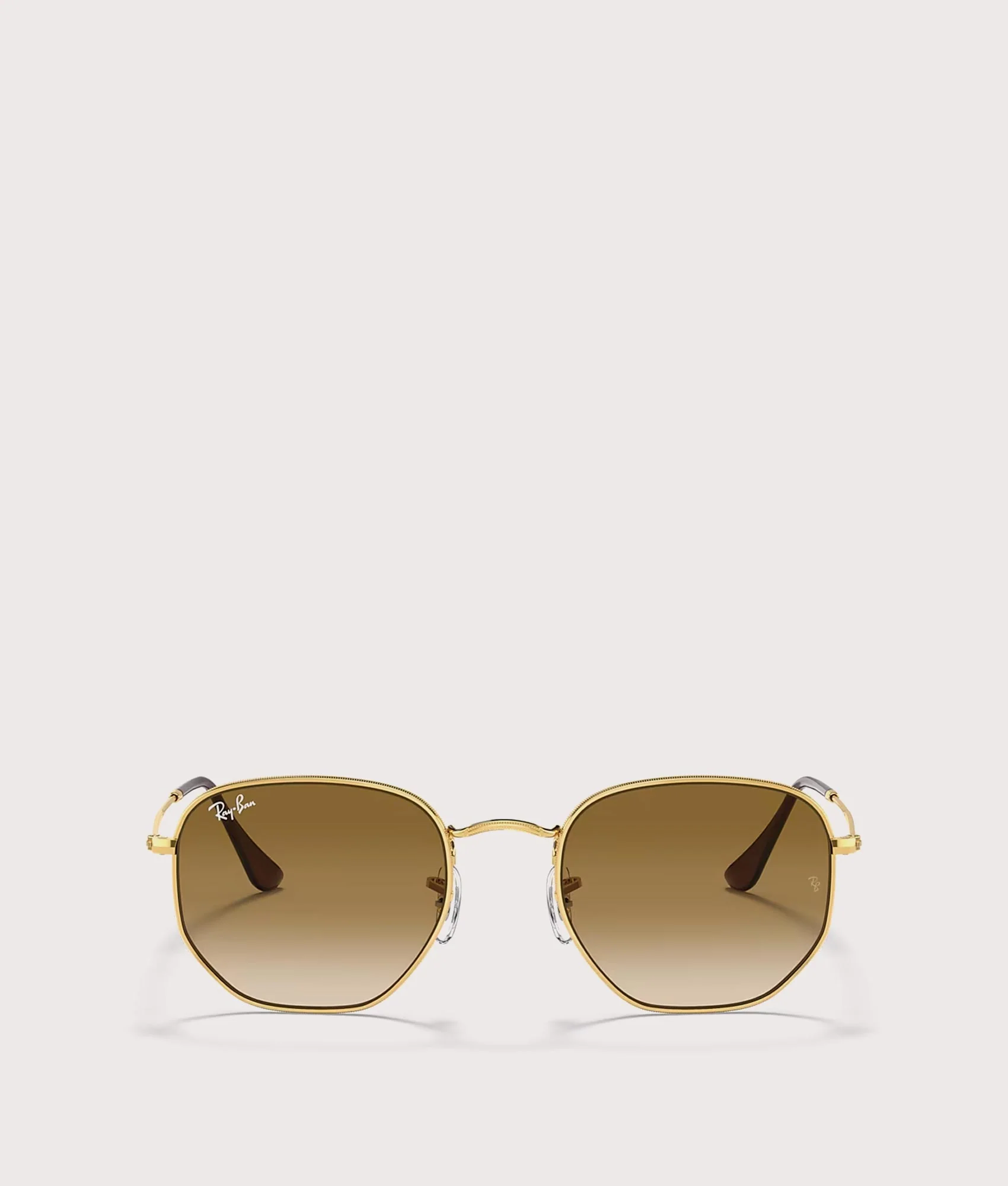 Hexagonal Flat Lens Sunglasses - Image 2