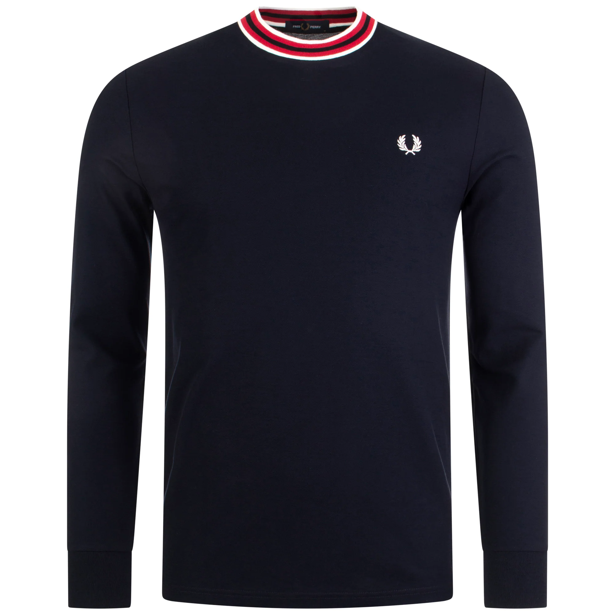 Regular Fit Refined Piqué Long Sleeved Top