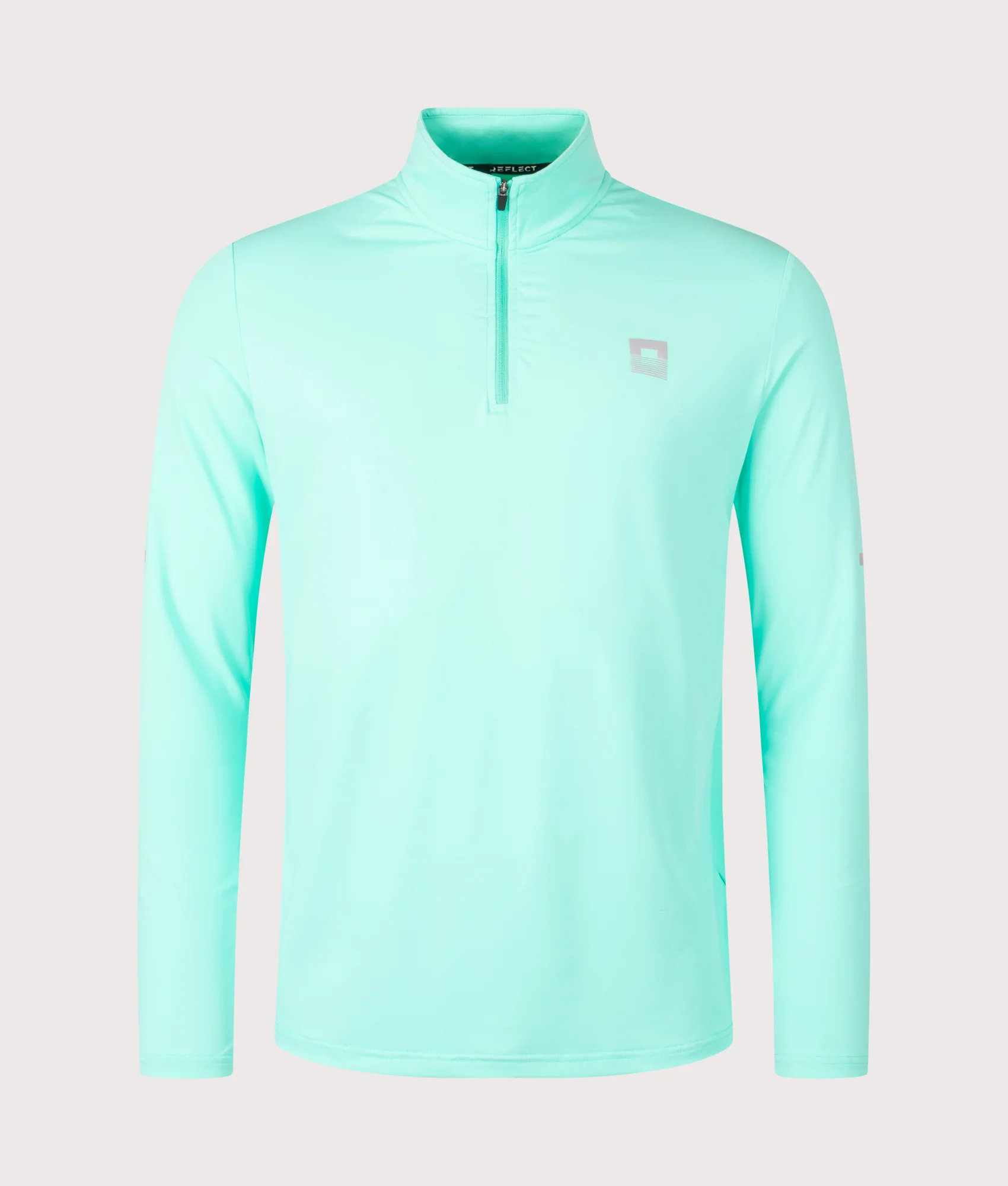 Core ID Quarter Zip Track Top