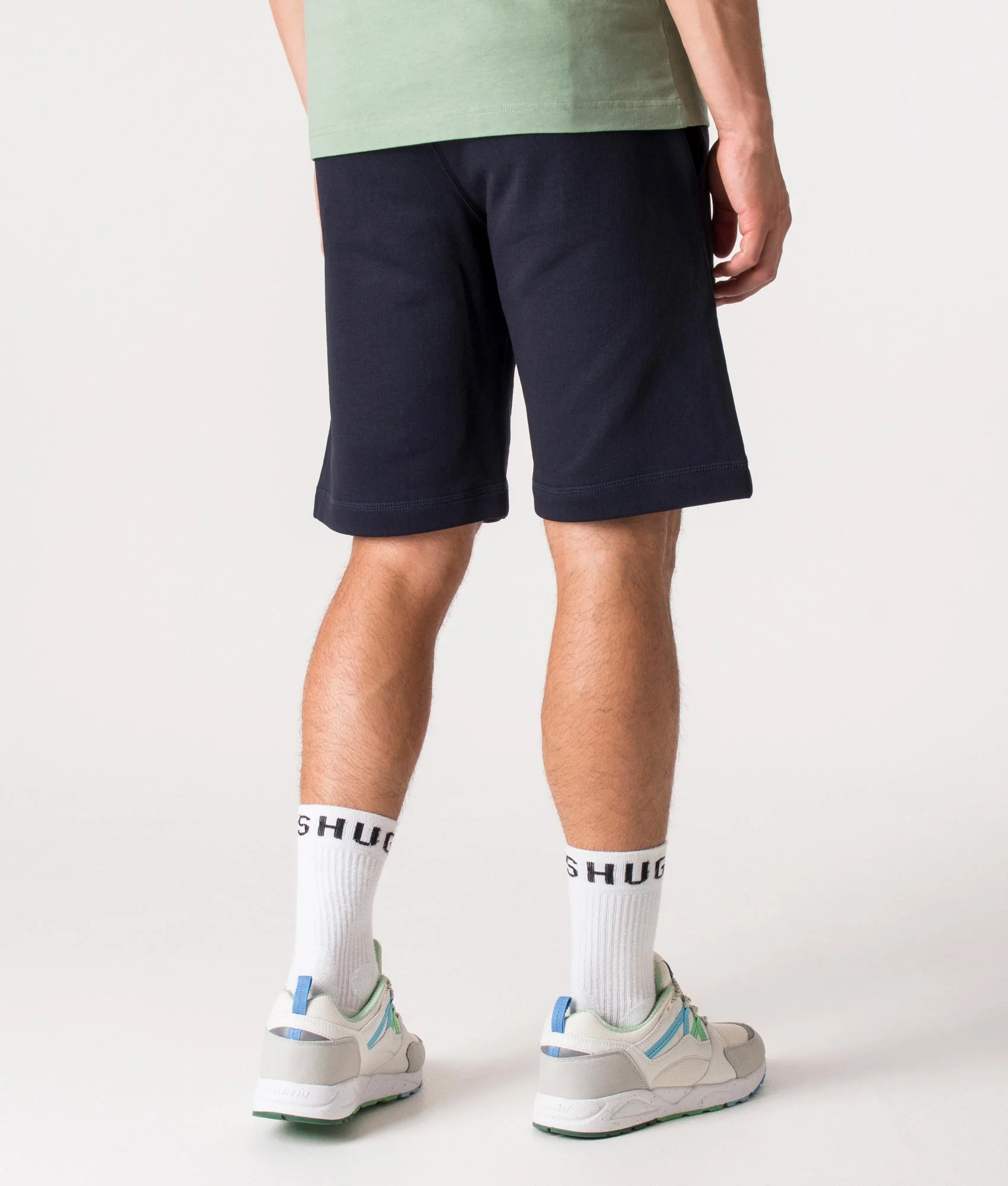 Regular Fit Zebra Logo Sweat Shorts - Image 4