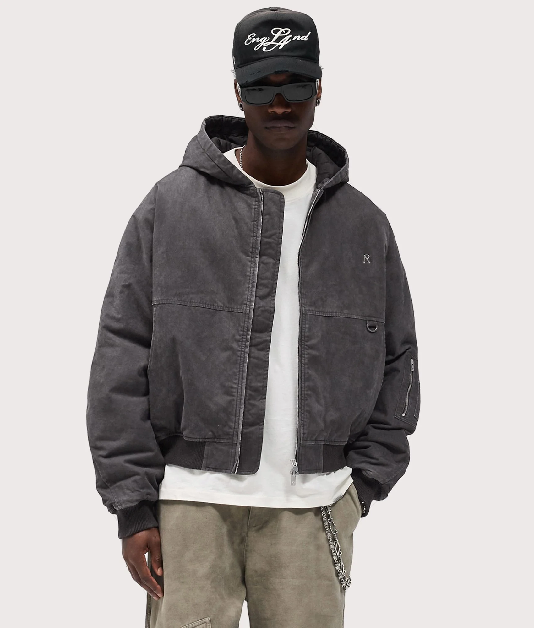 Hooded Bomber Jacket