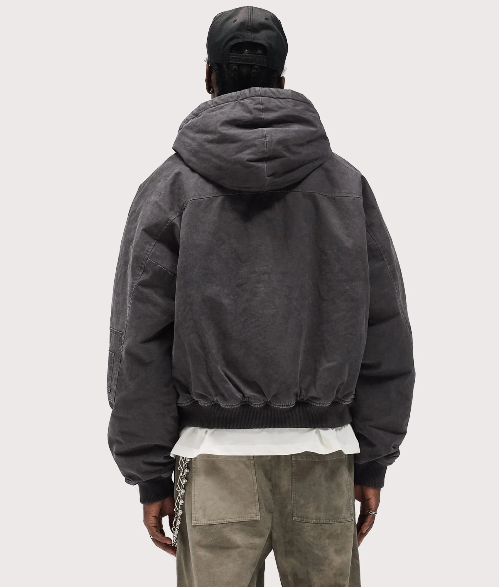 Hooded Bomber Jacket - Image 2