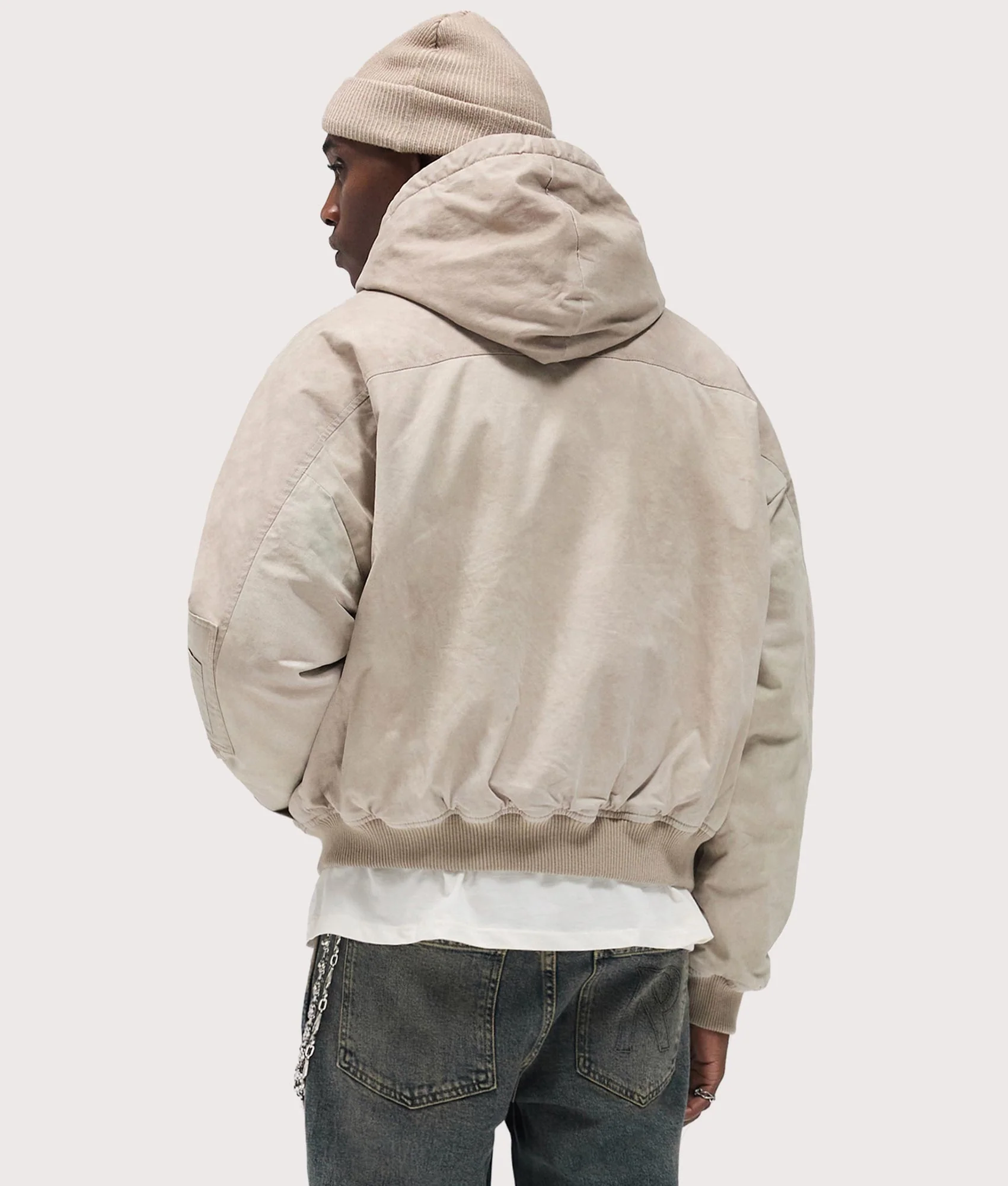 Hooded Bomber Jacket - Image 3