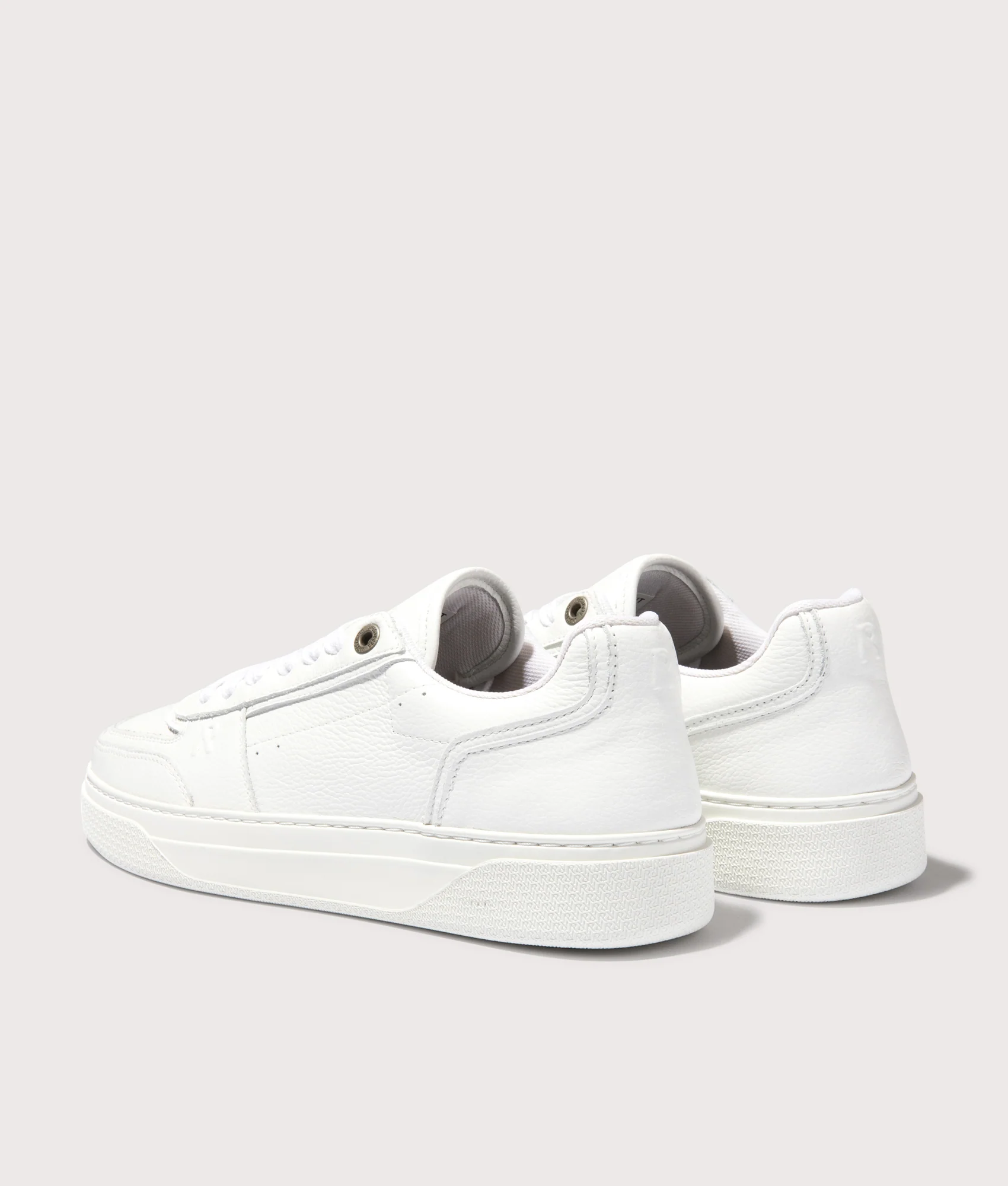 Initial Leather Sneakers - Image 3