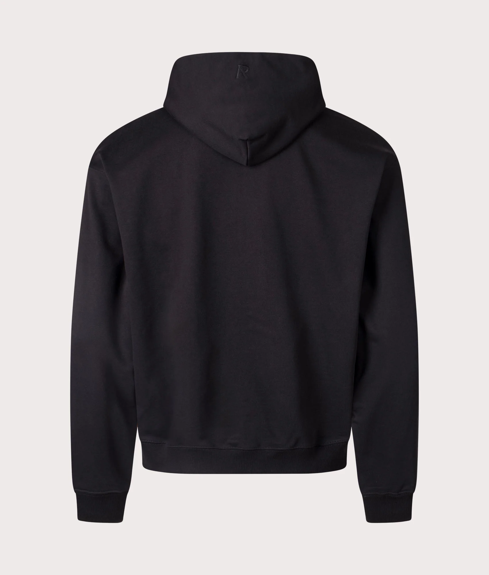 Oversized Fit Initial Zip Through Hoodie - Image 7