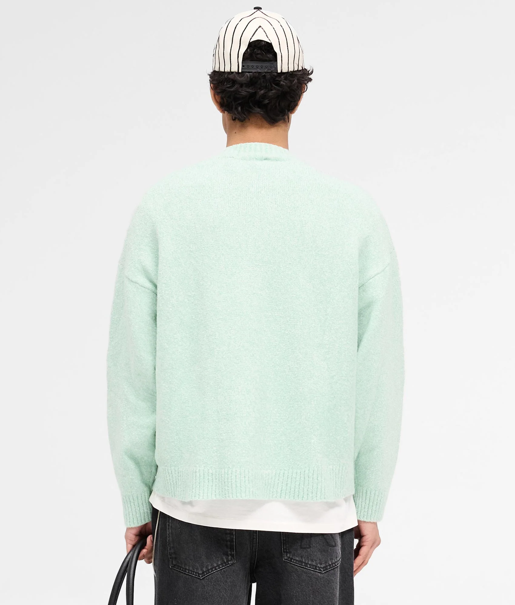 Oversized Fit Marled Knit Jumper - Image 4
