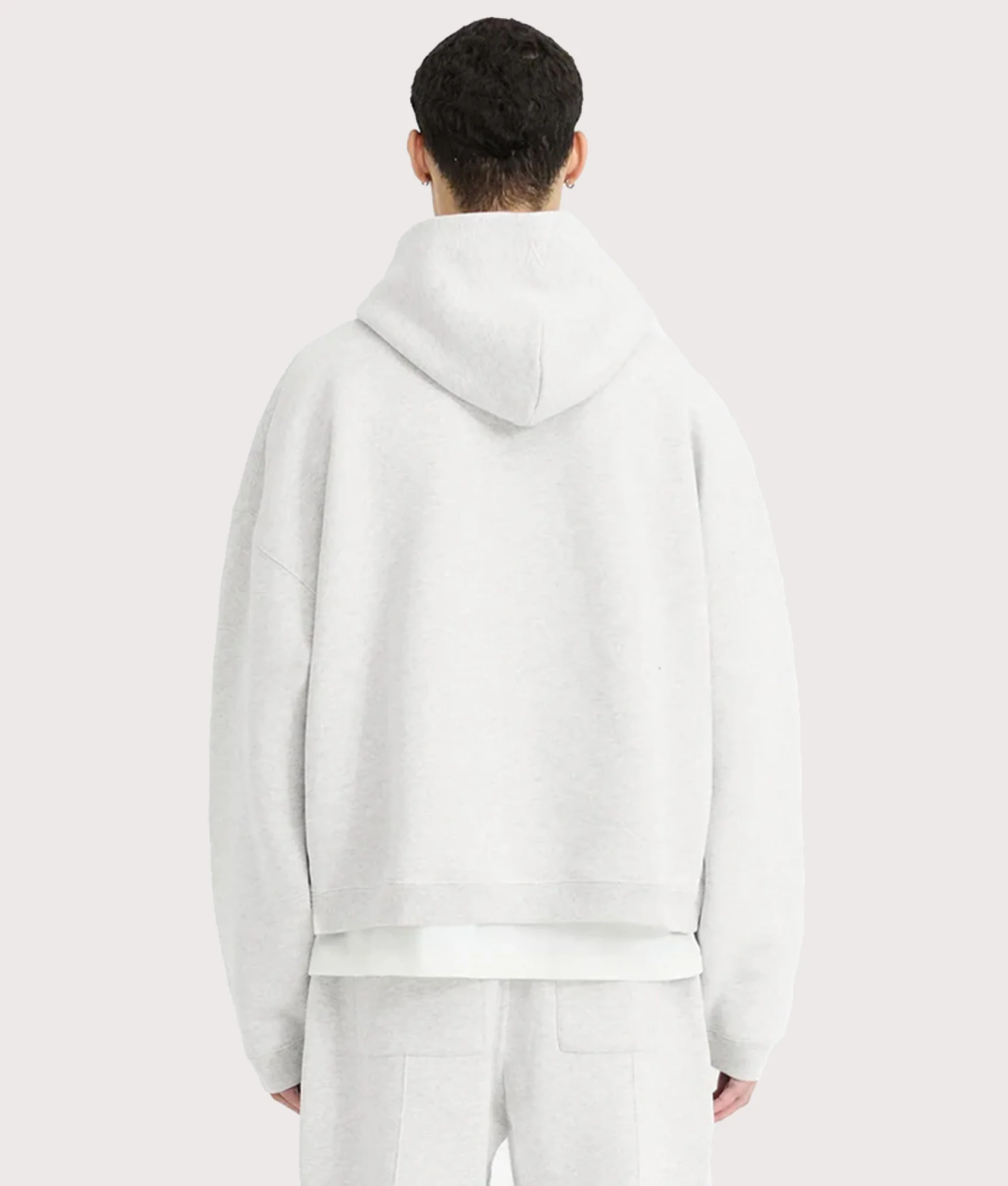 Oversized Initial Boxy Hoodie - Image 3