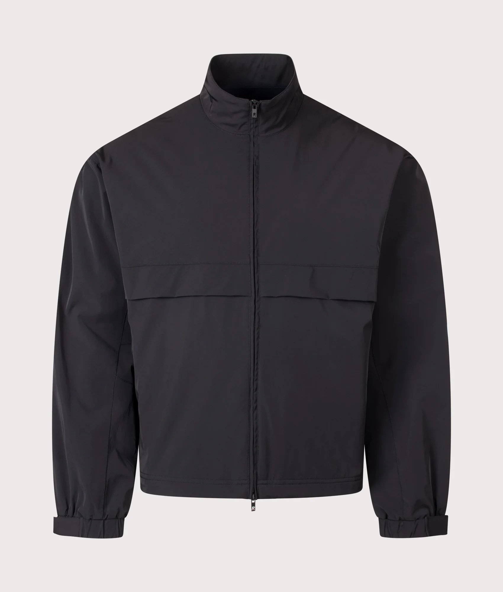 Oversized Initial Nylon Track Jacket