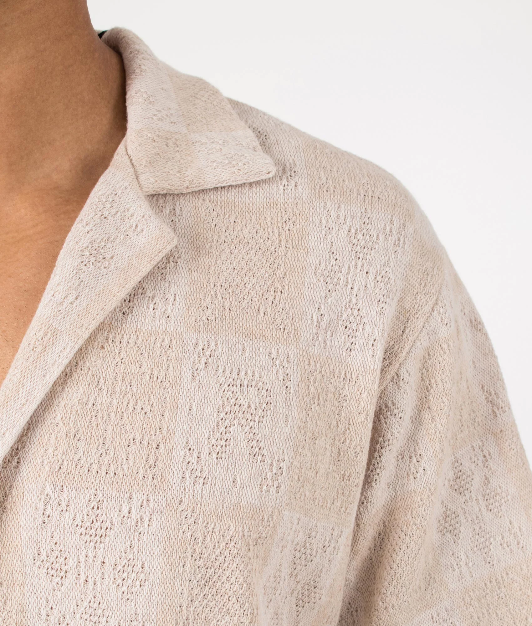 Relaxed Fit Crochet Shirt - Image 2