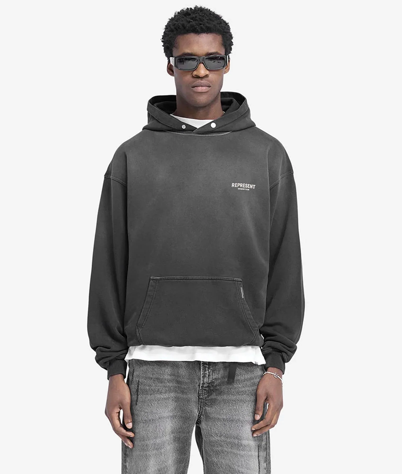 Oversized Fit Represent Owners Club Hoodie - Image 4