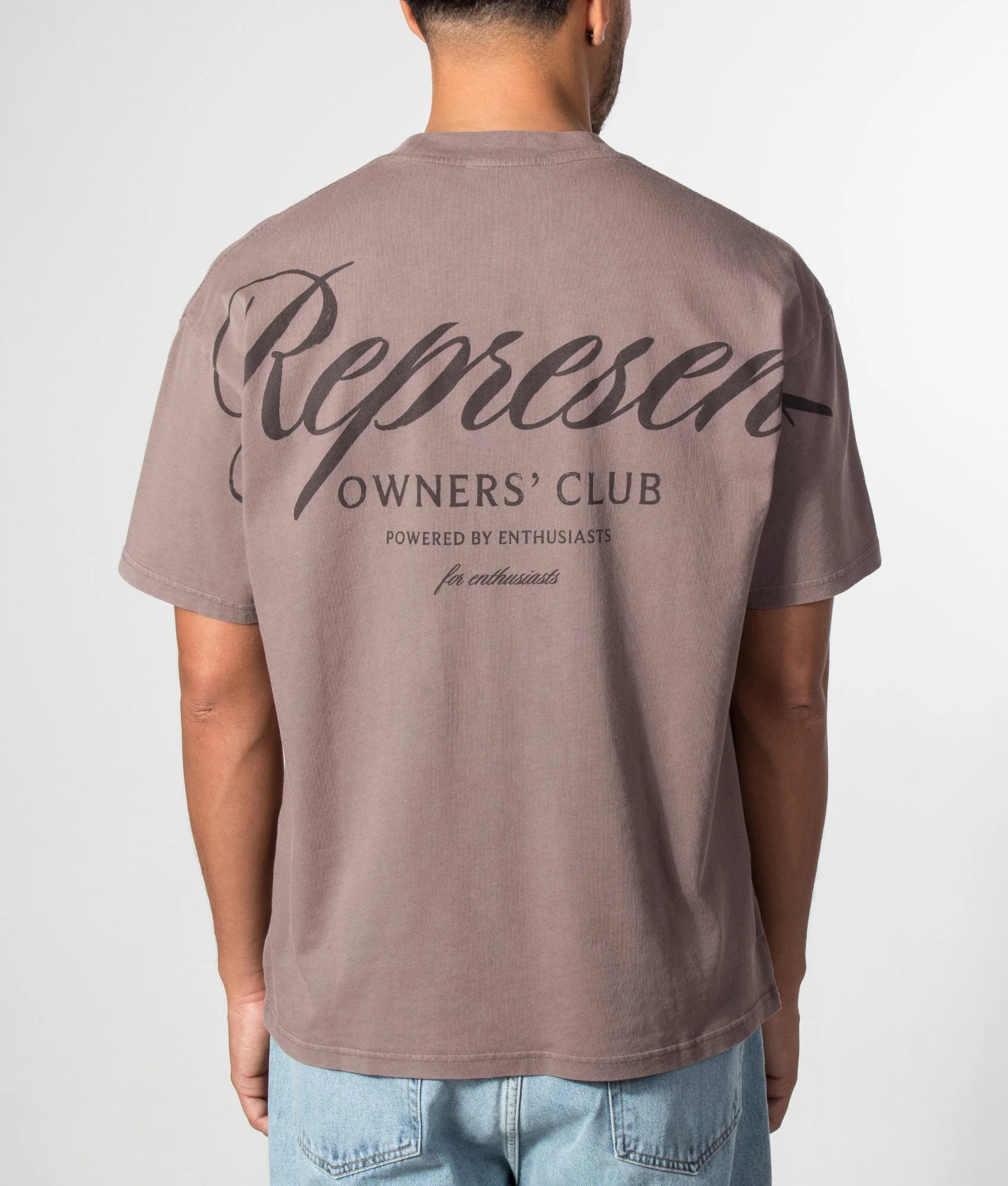 Oversized Fit Represent Owners Club Script T-Shirt - Image 3