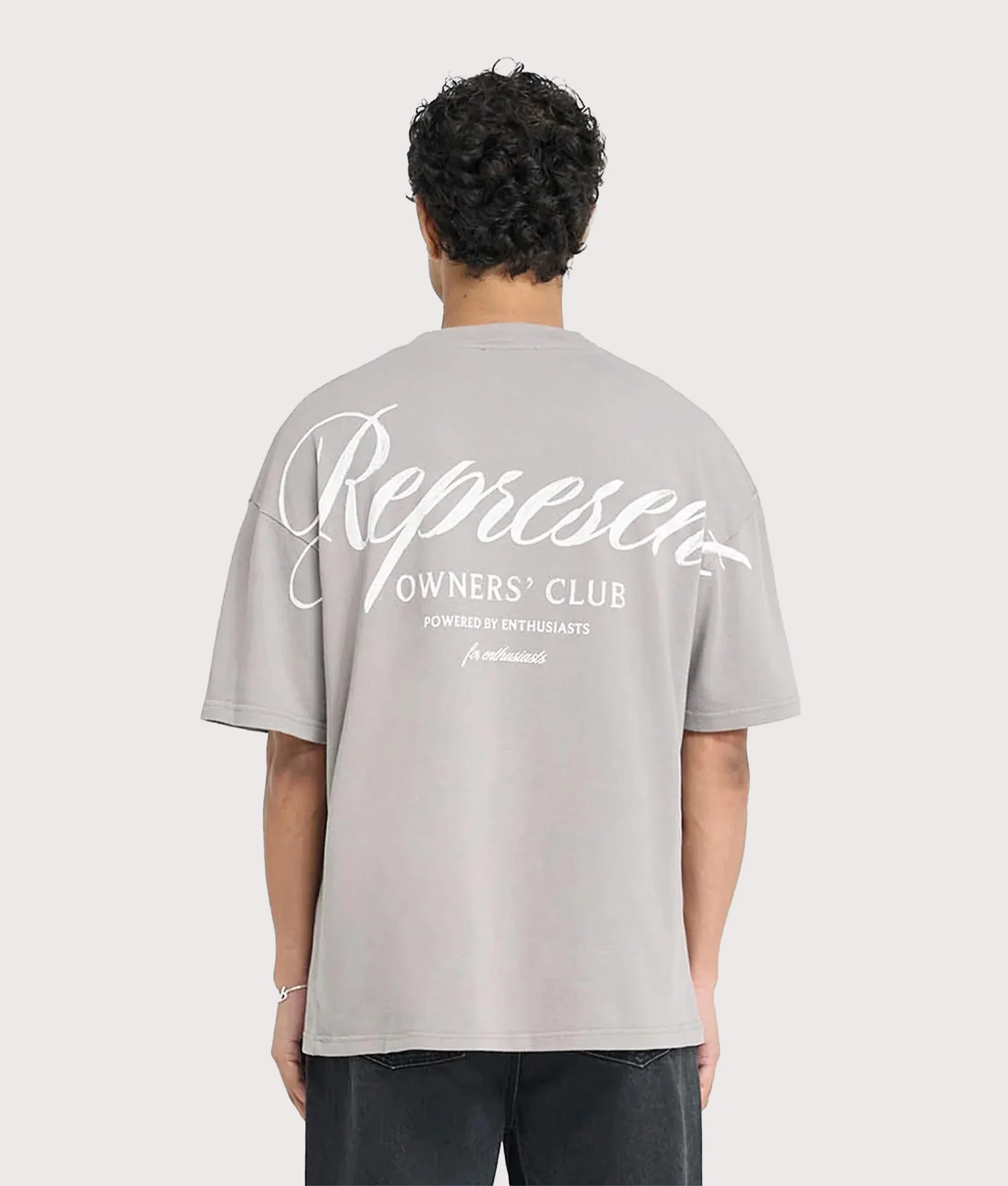 Oversized Represent Owners Club Script T-Shirt