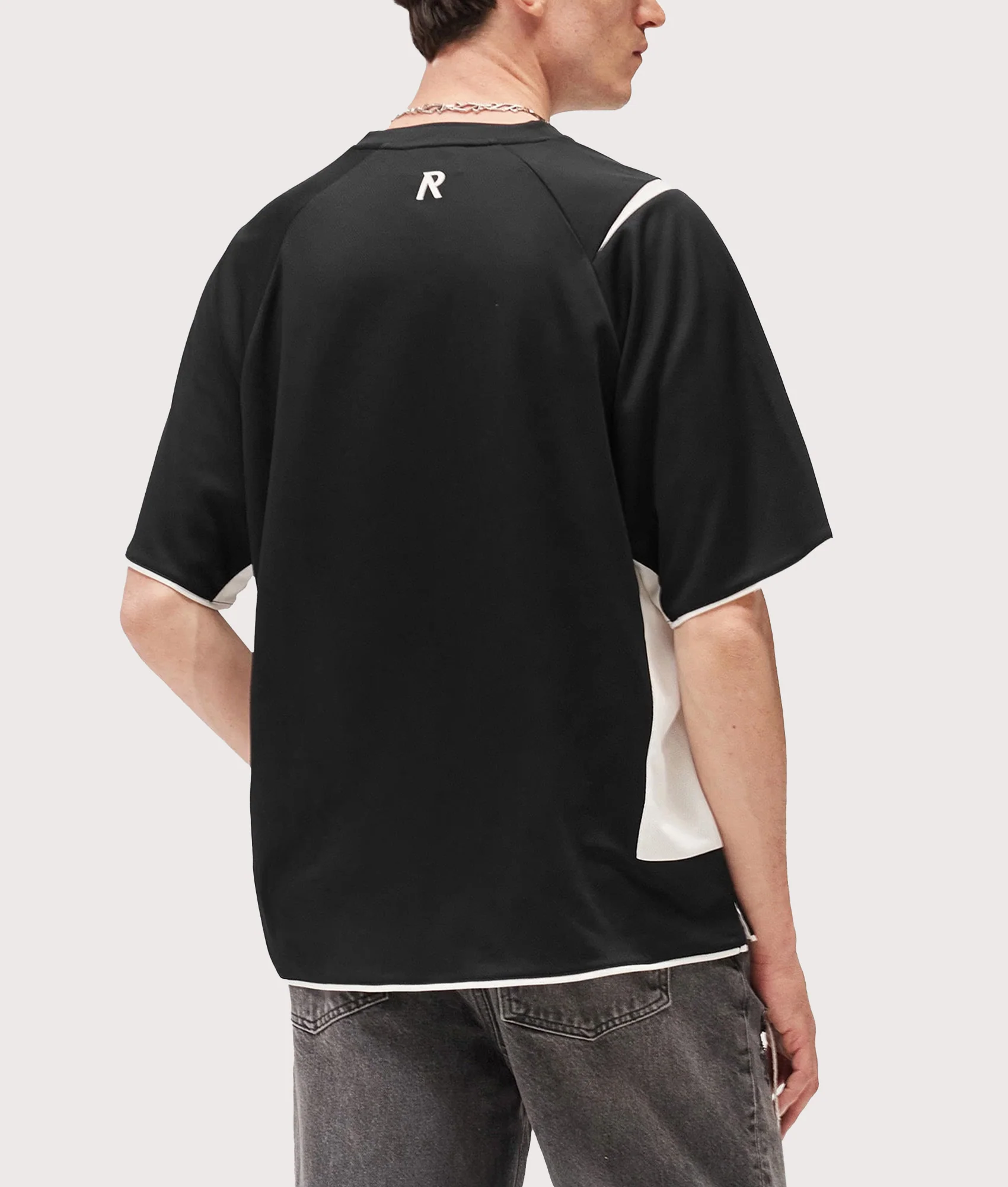 Oversized Fit Star Football Top - Image 2