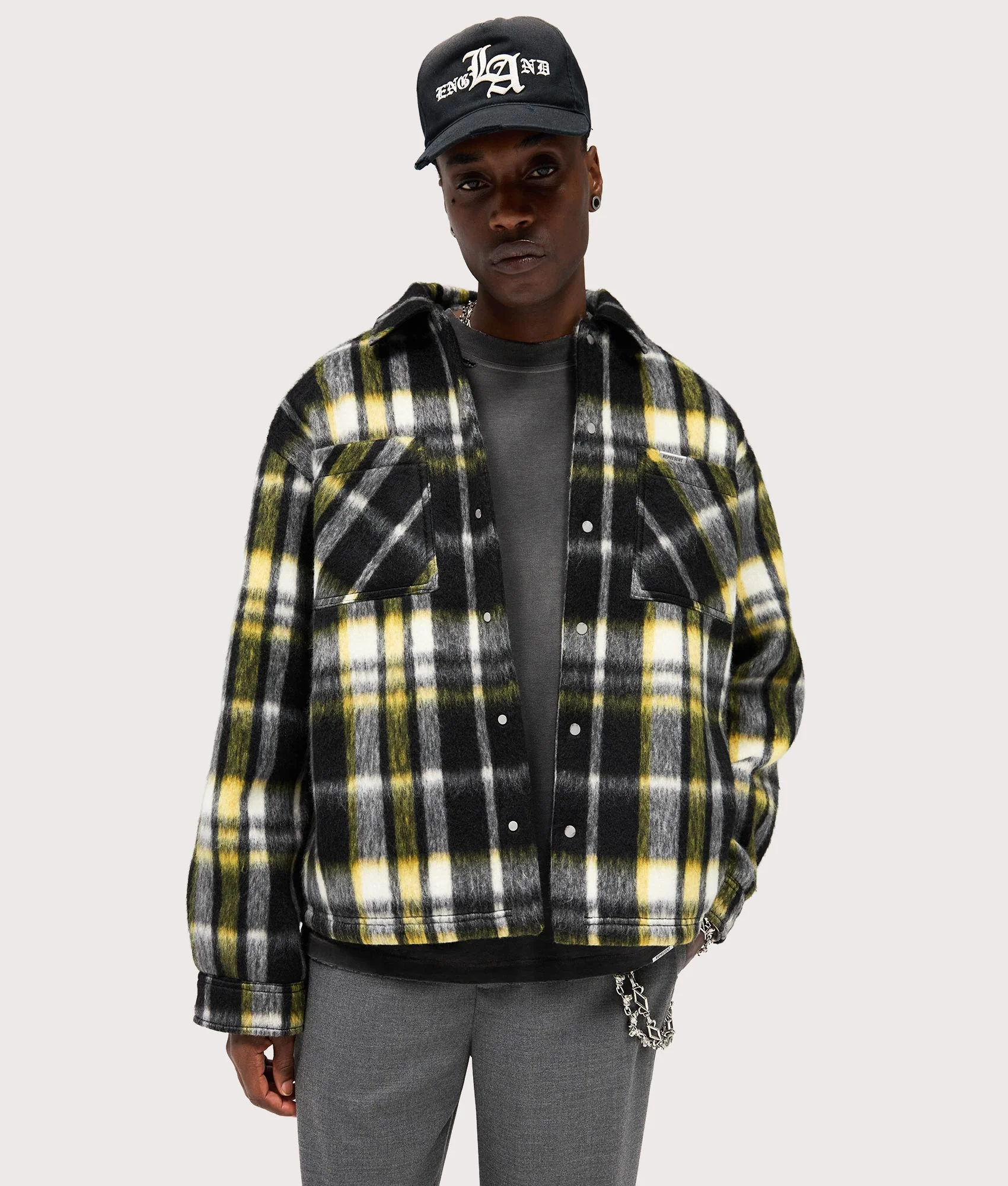 Textured Flannel Overshirt