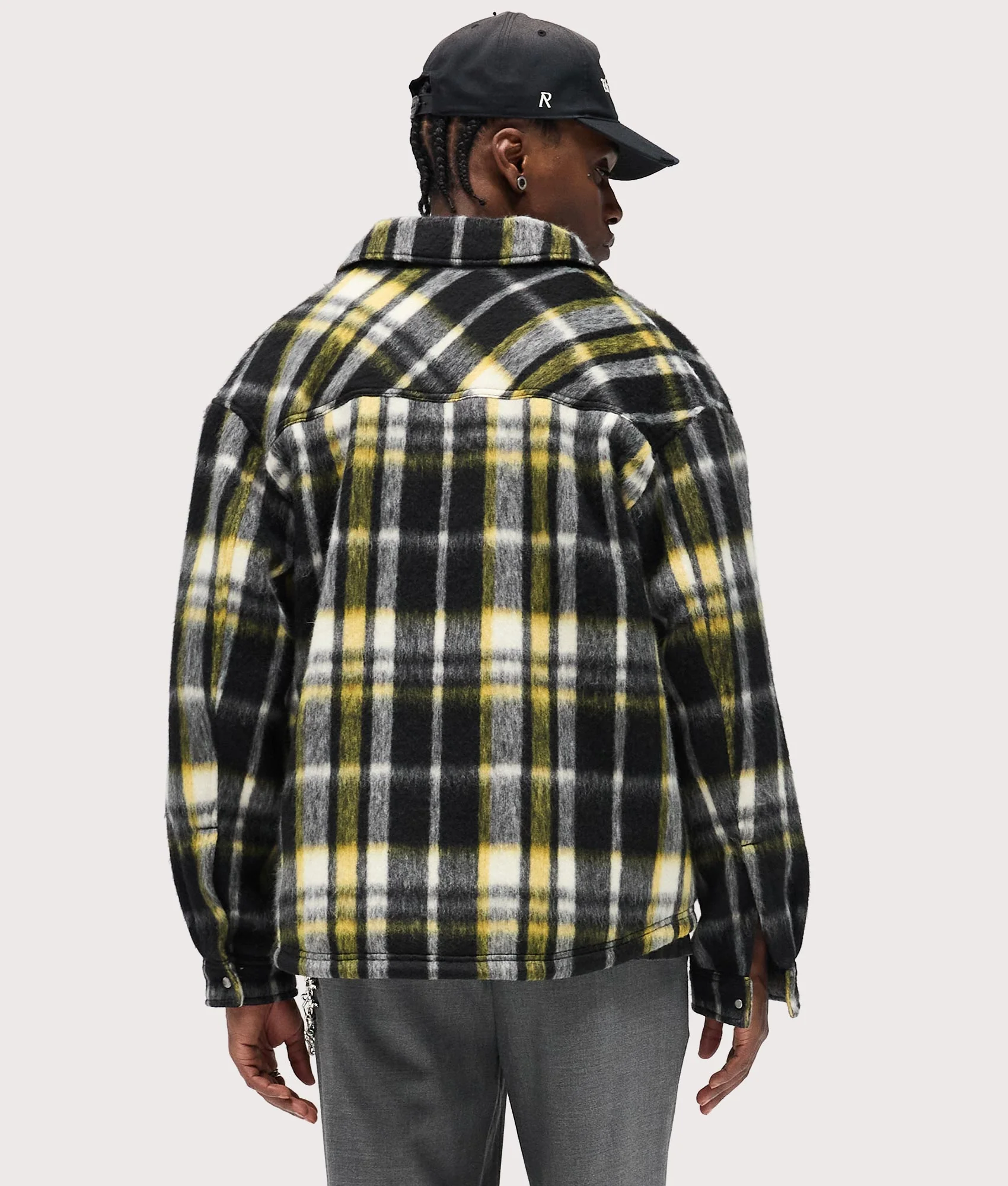 Textured Flannel Overshirt - Image 2