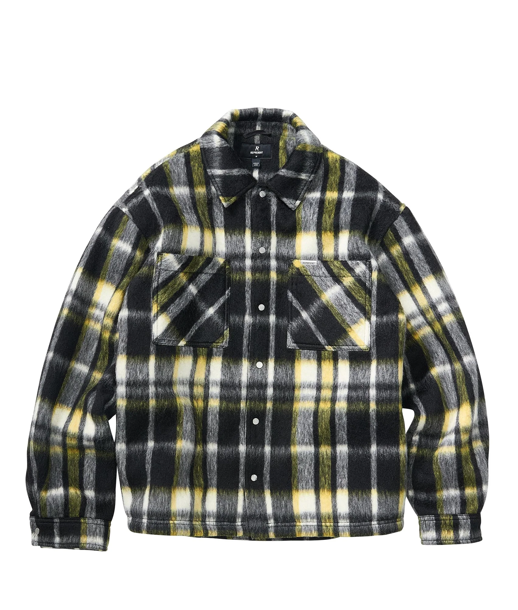 Textured Flannel Overshirt - Image 3