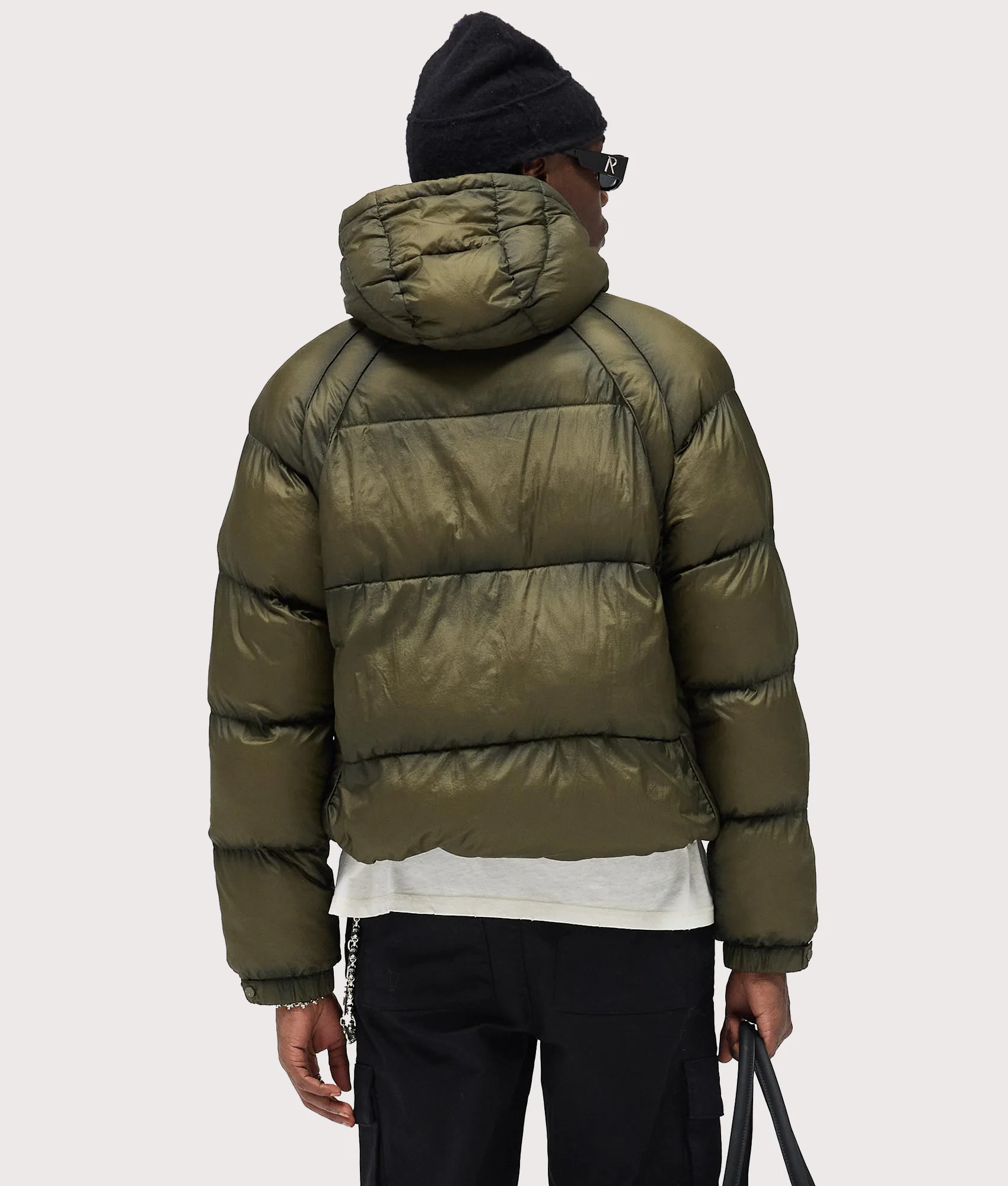 Translucent Hooded Puffer Coat - Image 2