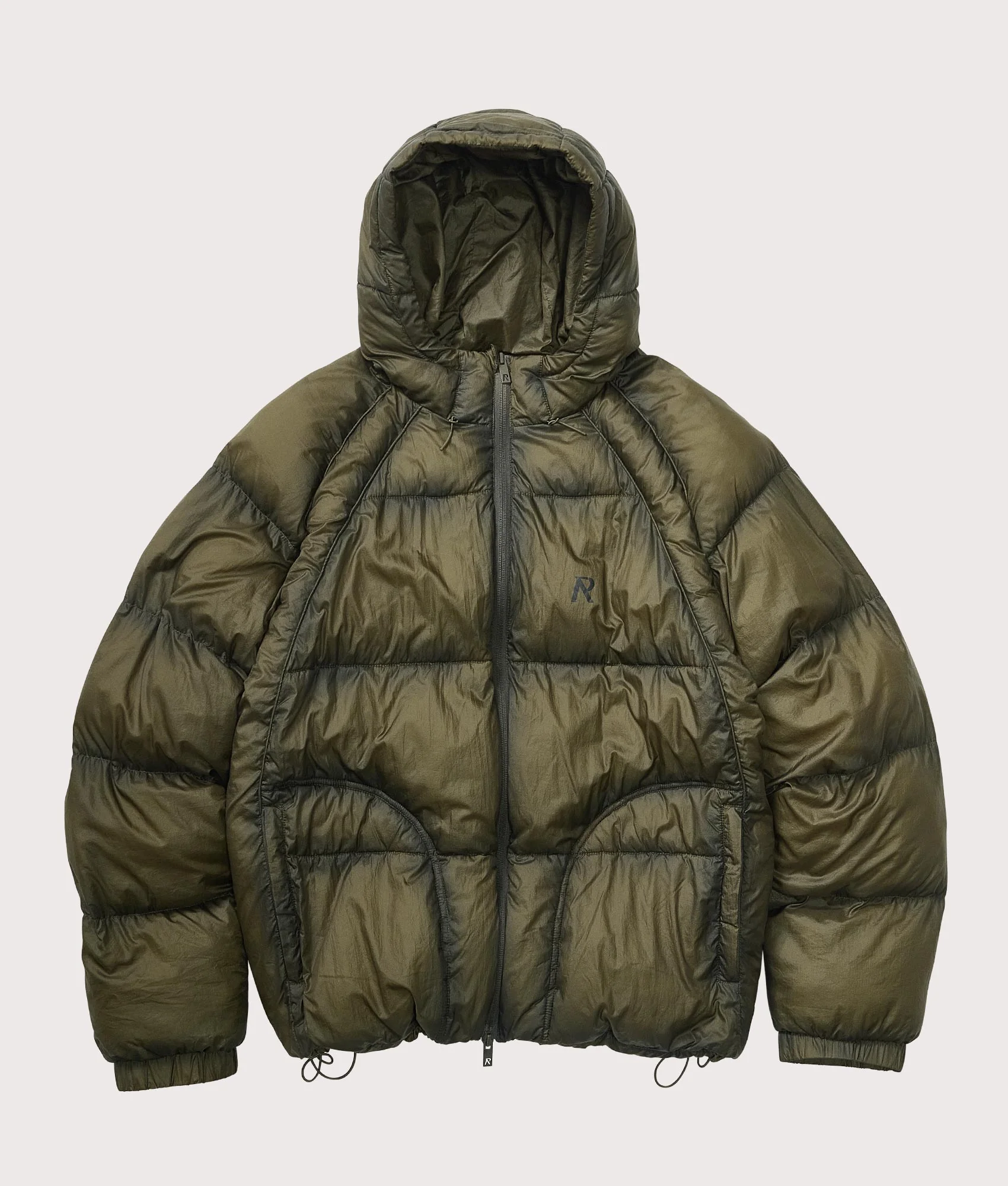 Translucent Hooded Puffer Coat - Image 3
