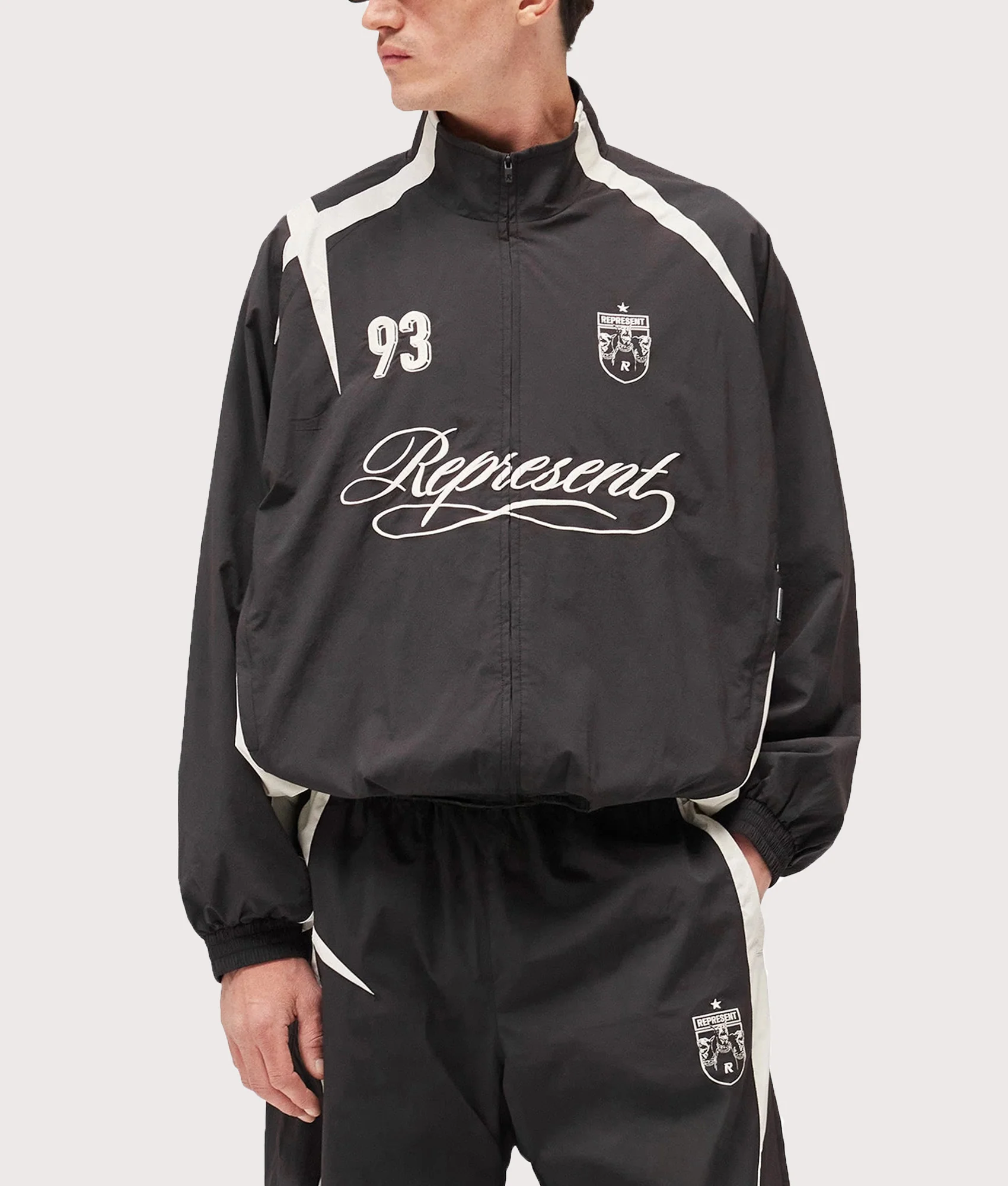 Relaxed Fit Woven Track Star Jacket