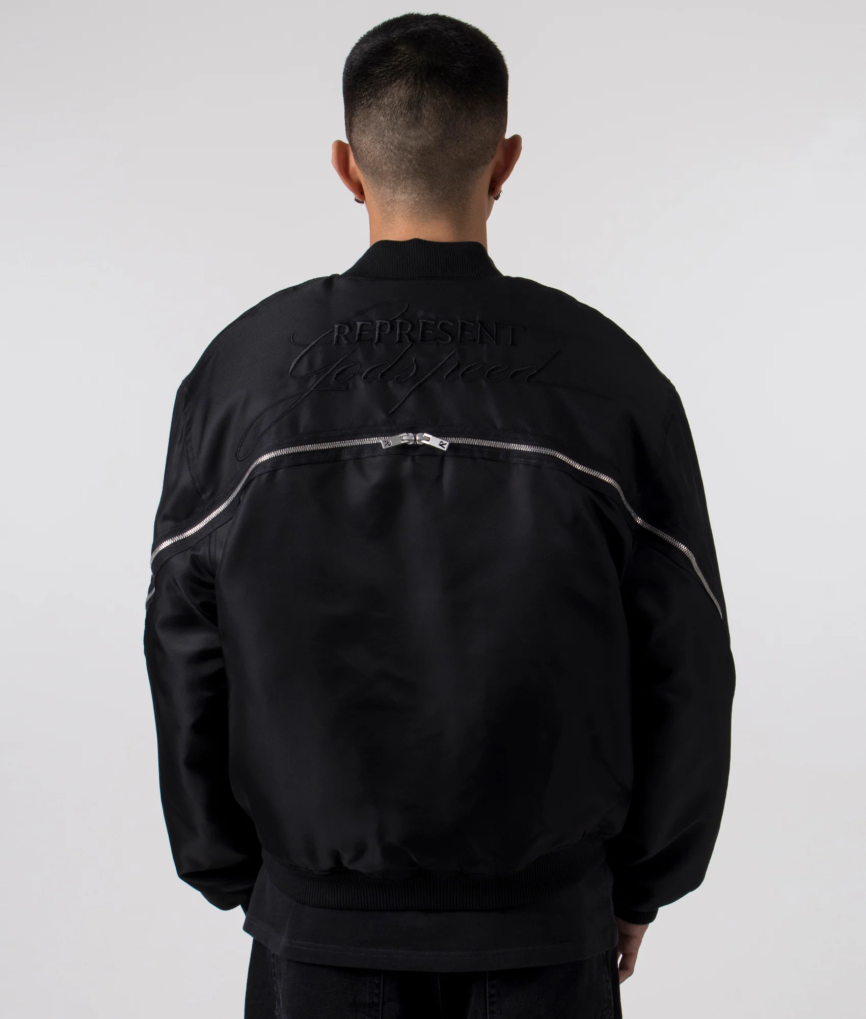 Zip Back Bomber Jacket - Image 3