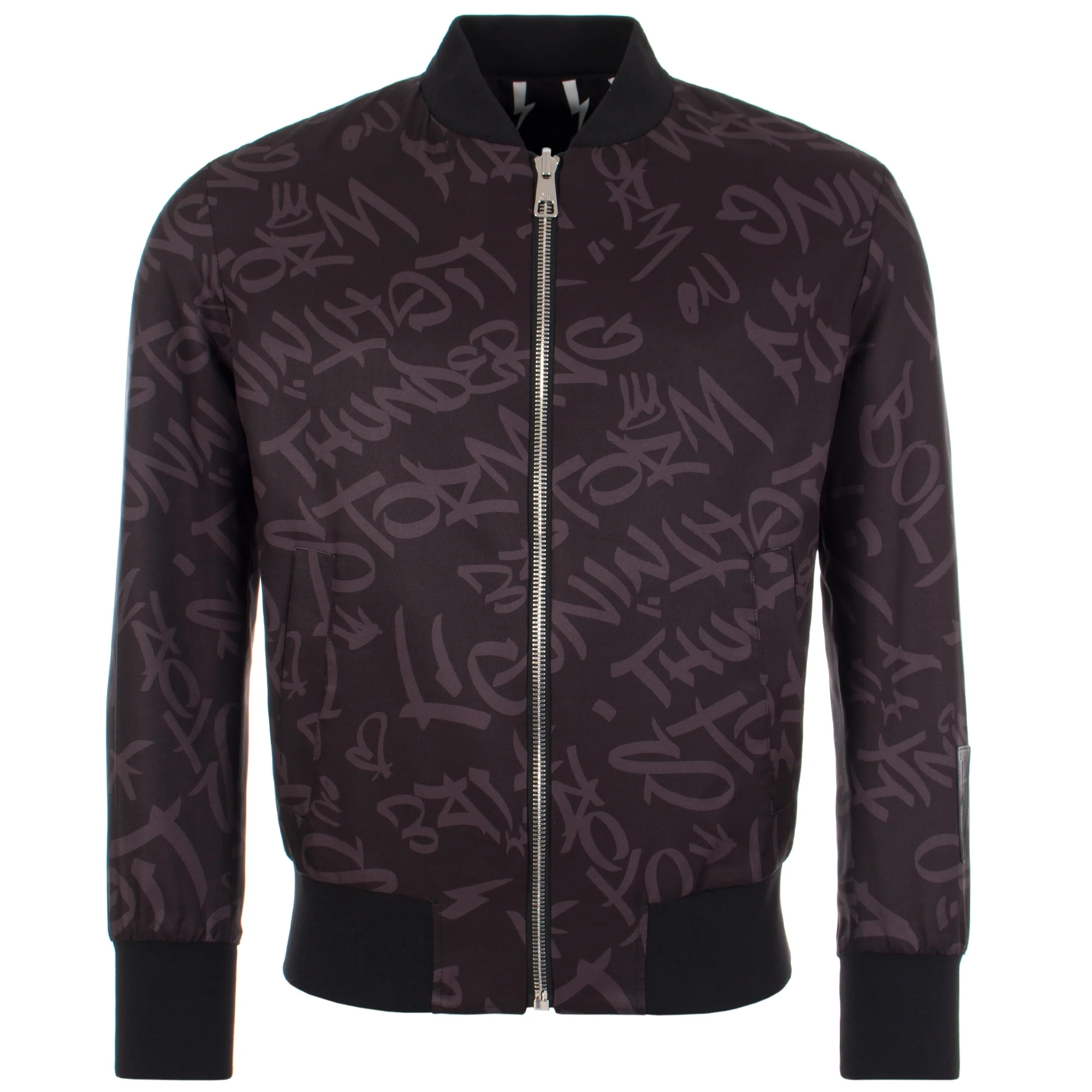 Reversible Thunderbolt Bomber Jacket - Image 2