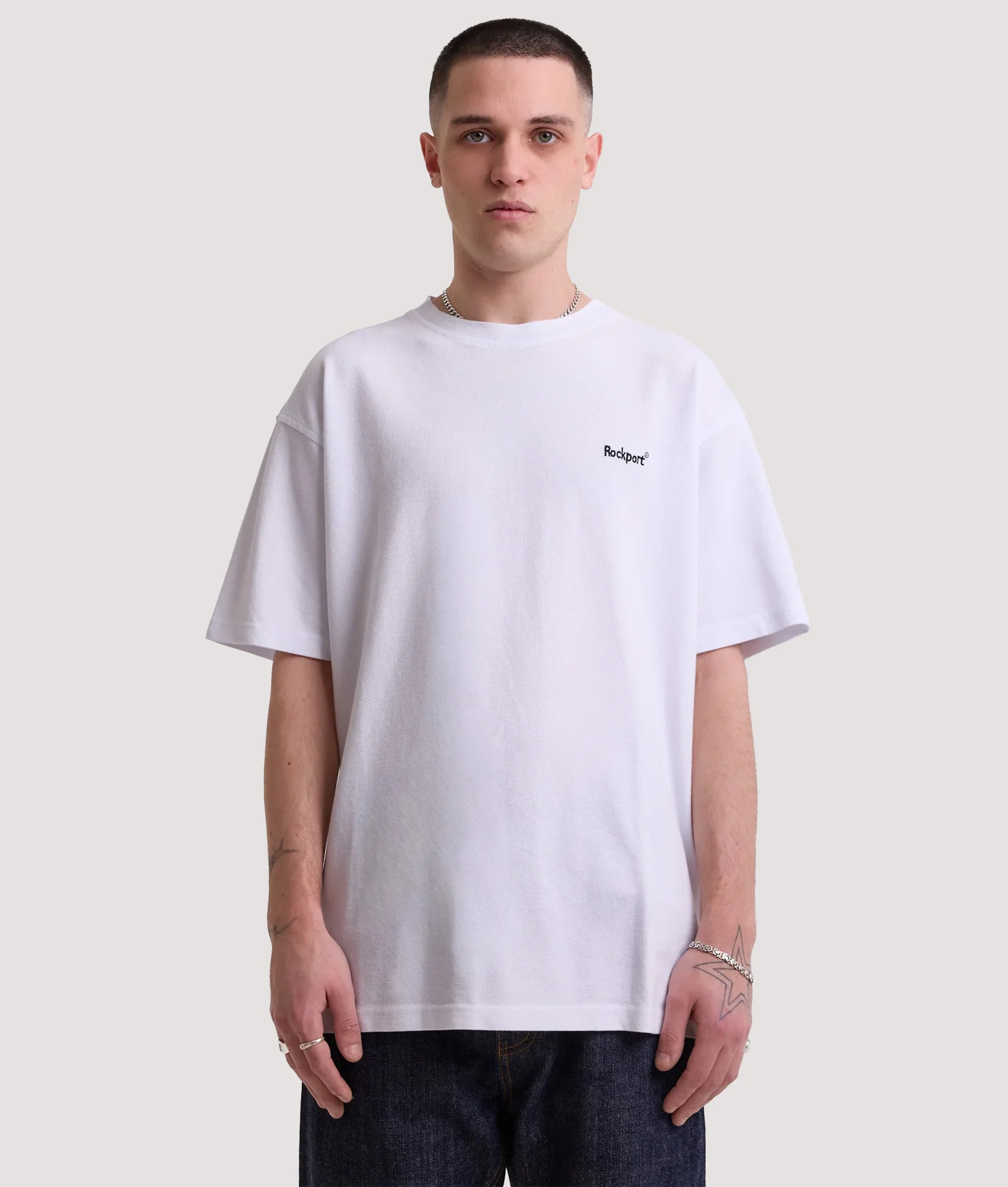 Relaxed Fit Rocester Piqué Logo T-Shirt - Image 2