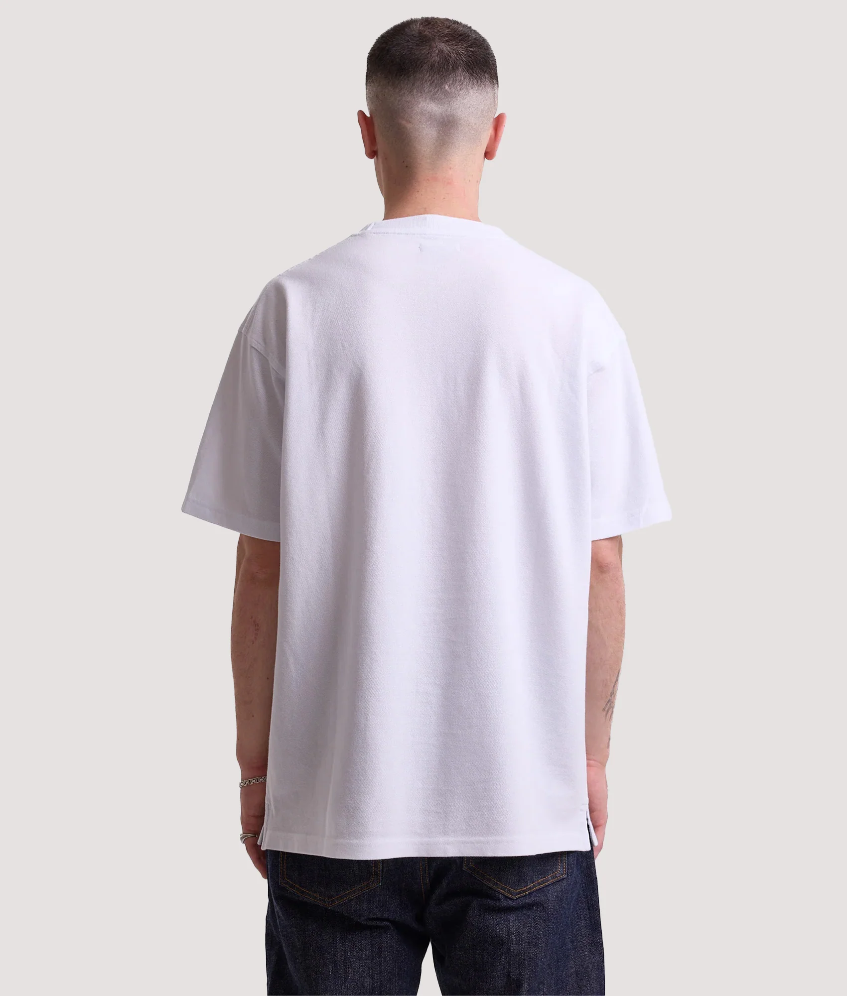 Relaxed Fit Rocester Piqué Logo T-Shirt - Image 4