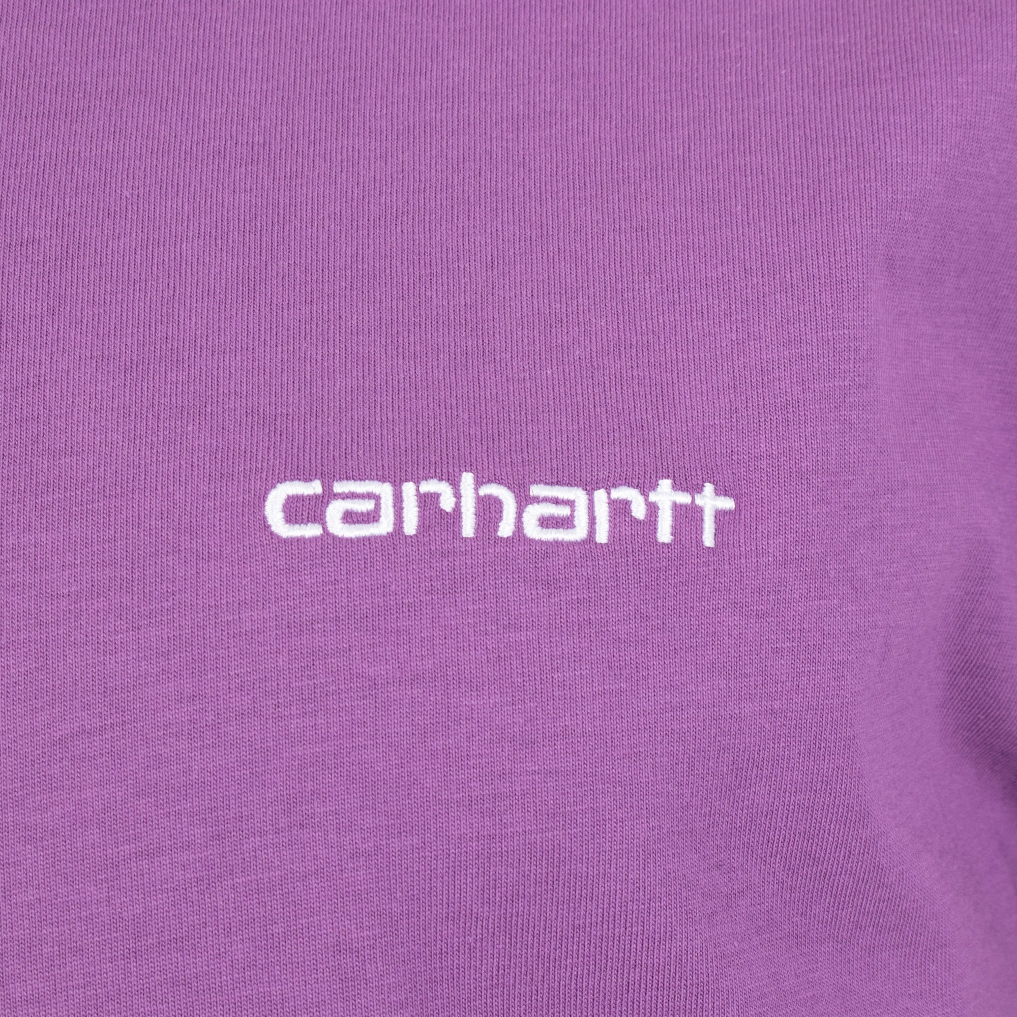 Loose Fit Script Embroidery T-Shirt - Image 2