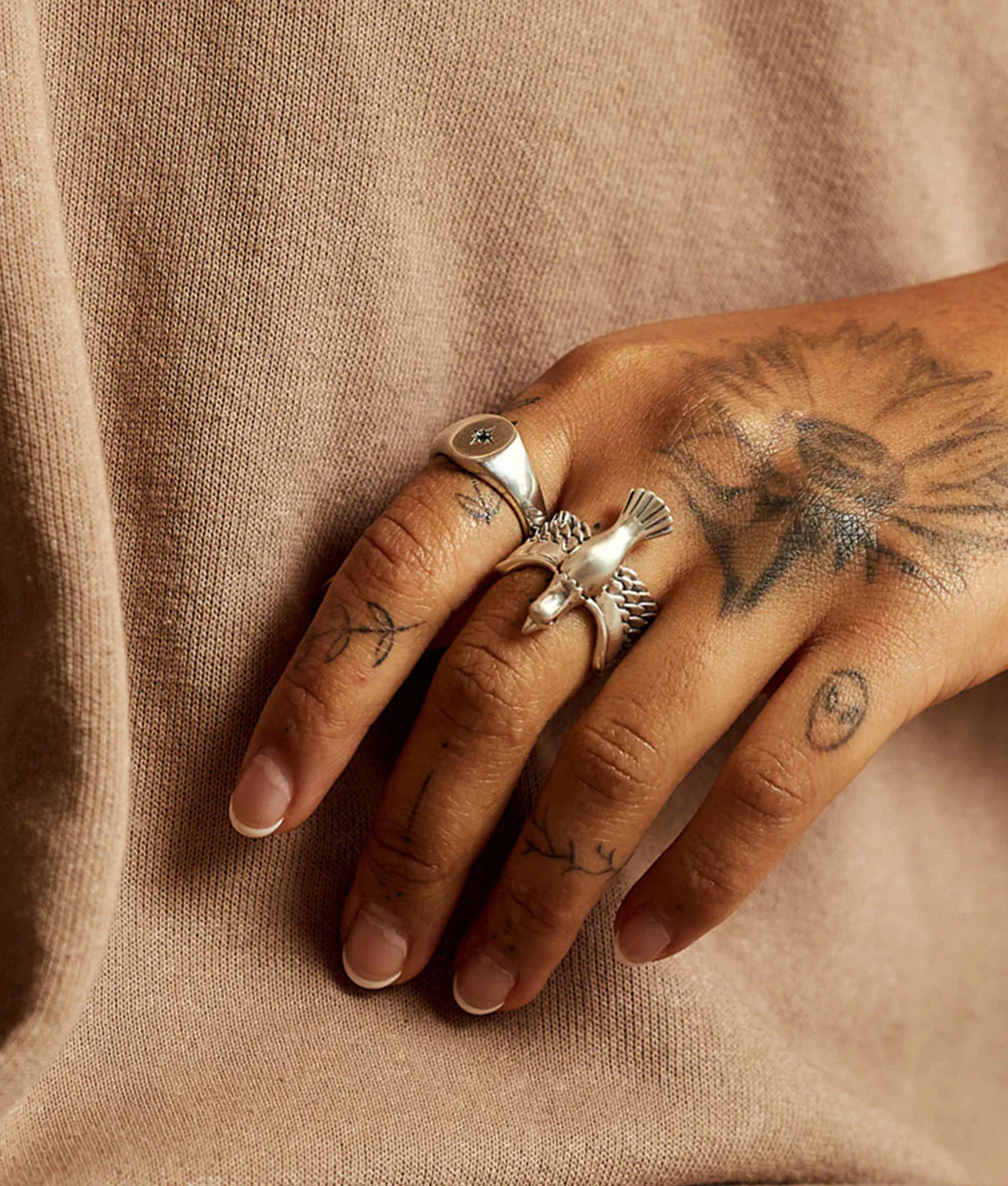 Silver Dove Ring - Image 5