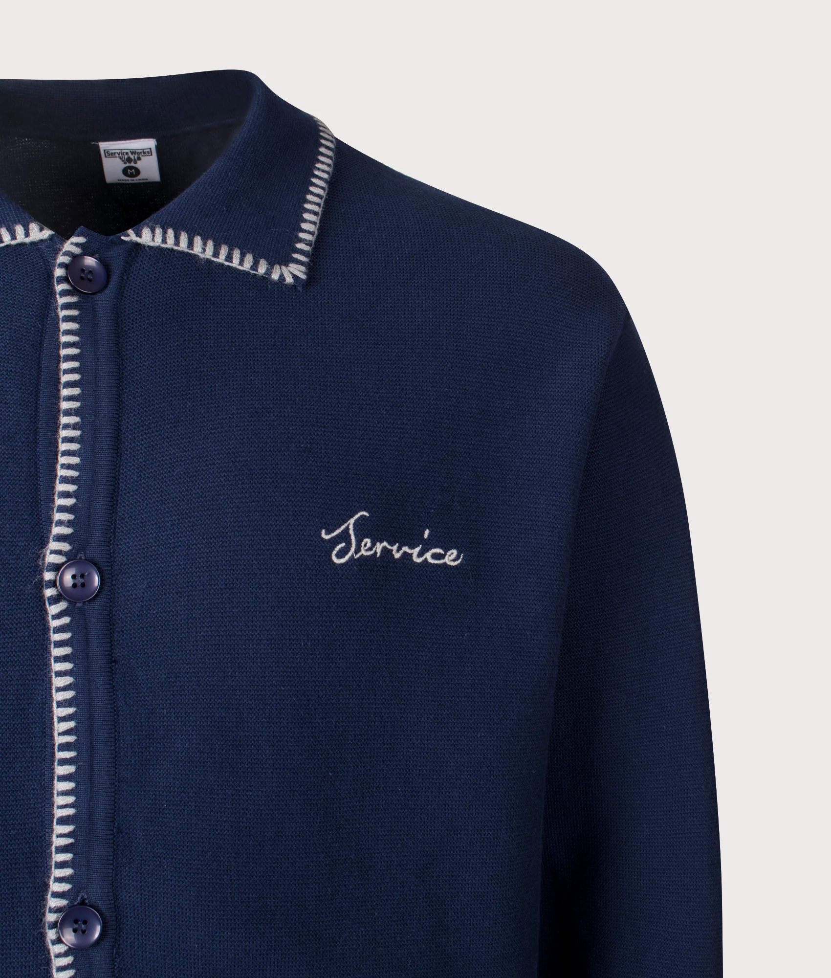 Blanket Stitch Cardigan - Image 2