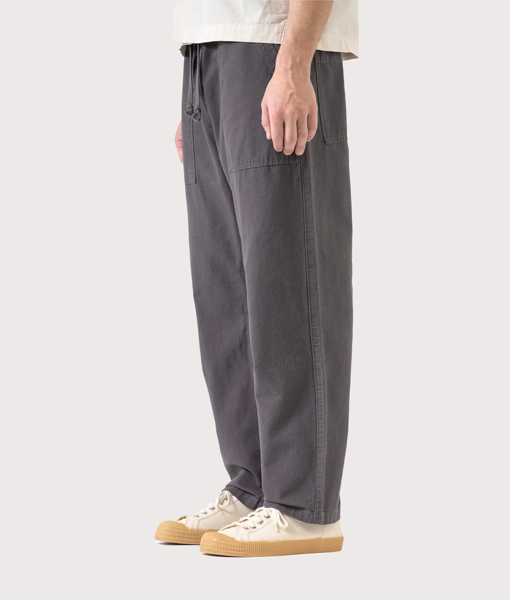 Regular Fit Canvas Chef Pants - Image 3