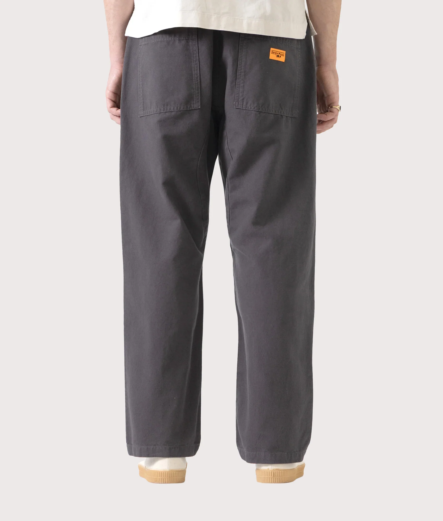 Regular Fit Canvas Chef Pants - Image 5