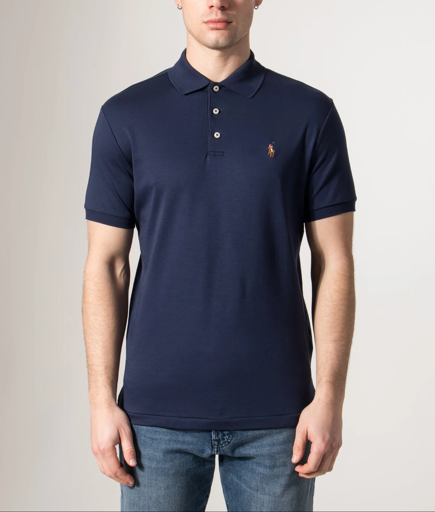 Custom Slim Fit Interlock Polo Shirt - Image 2