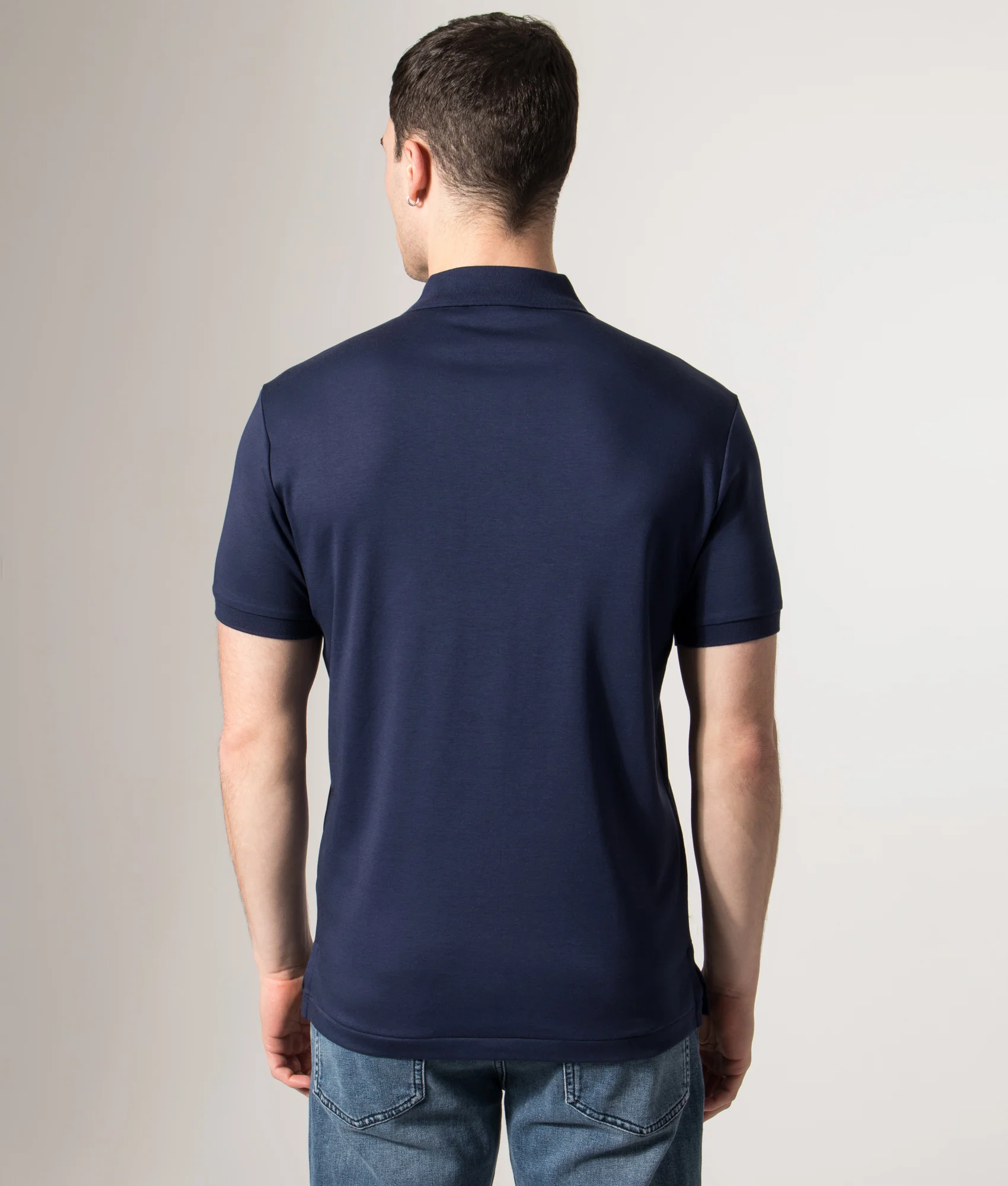 Custom Slim Fit Interlock Polo Shirt - Image 4