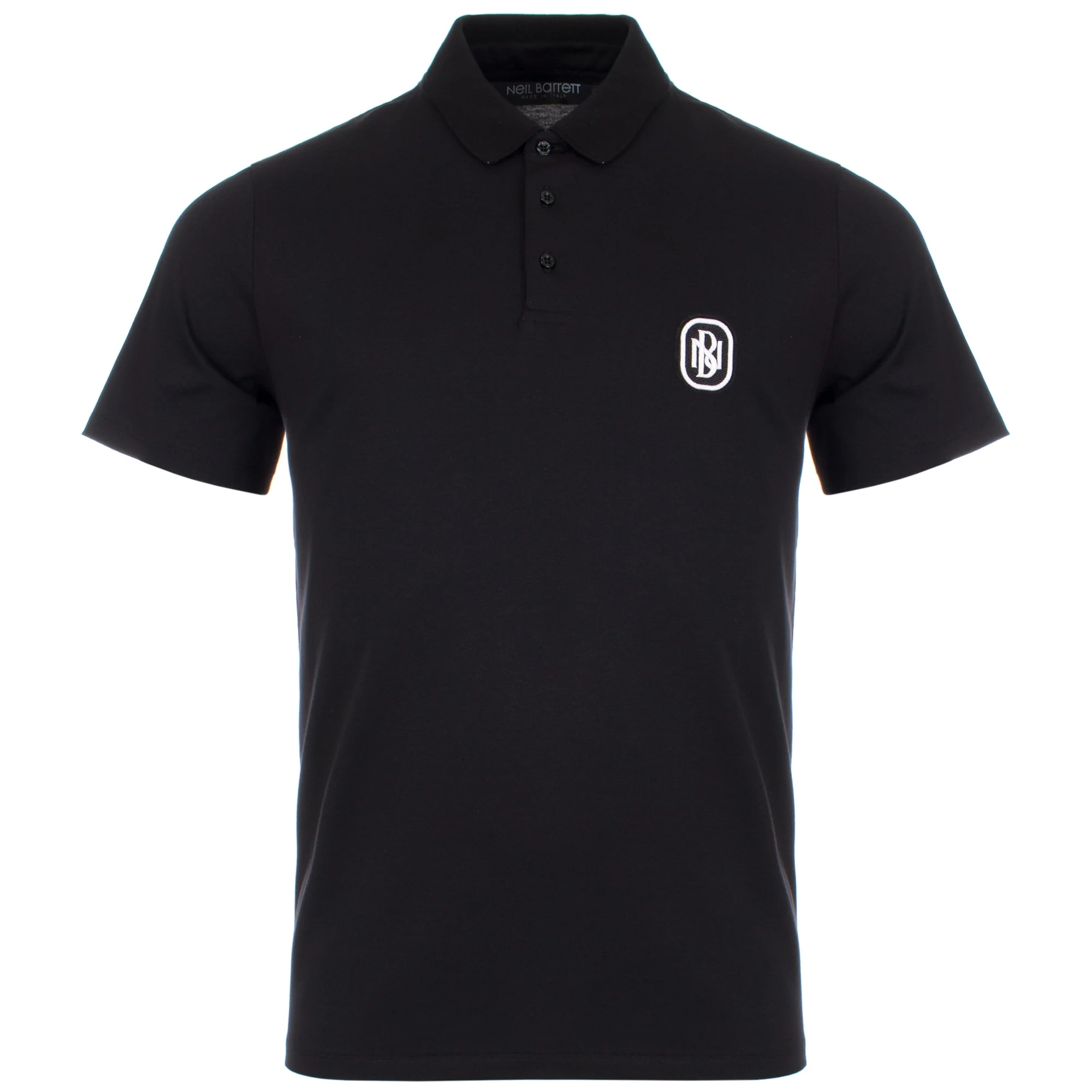 Short Sleeve Monogram Badge Polo